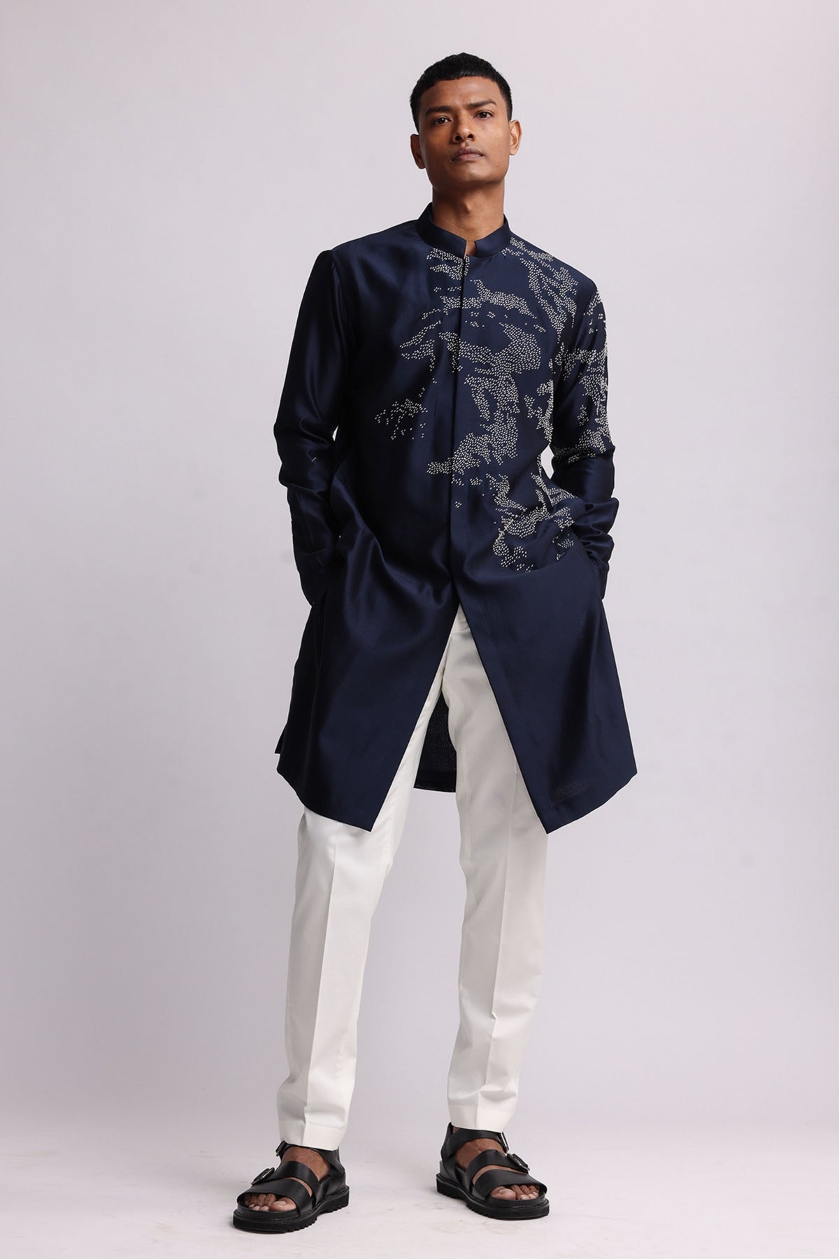 Shadow Navy Kurta Set