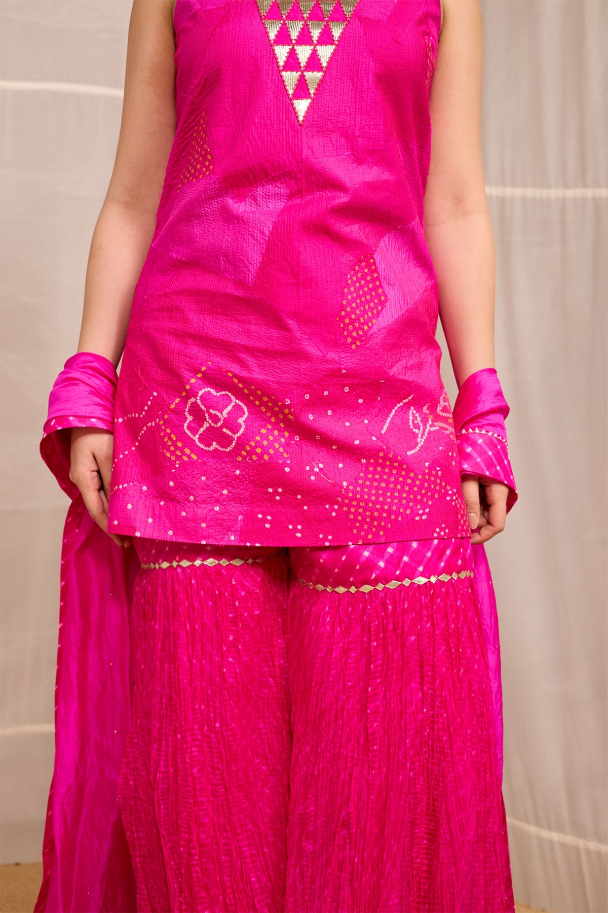Rani Dhora Garara Set