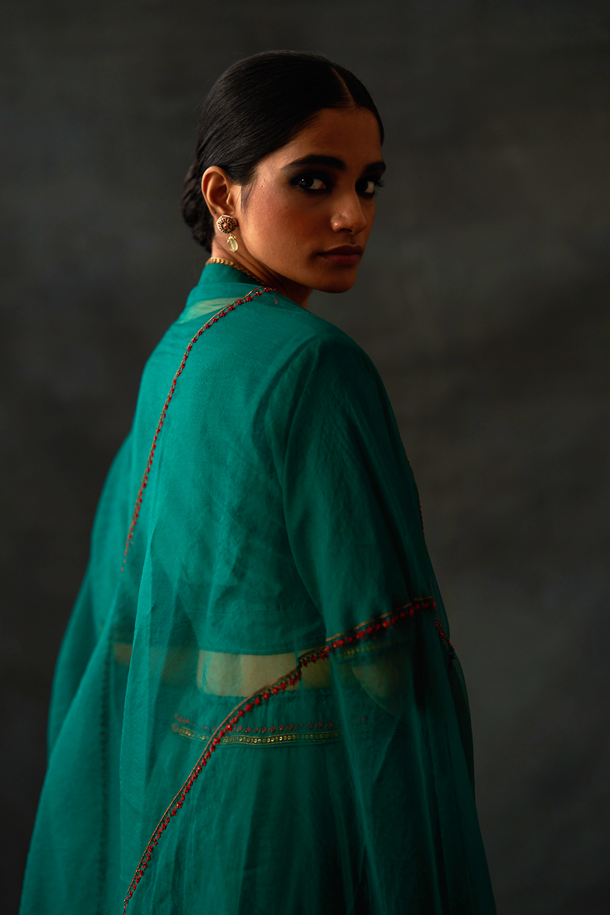 Emerald Lehenga Set