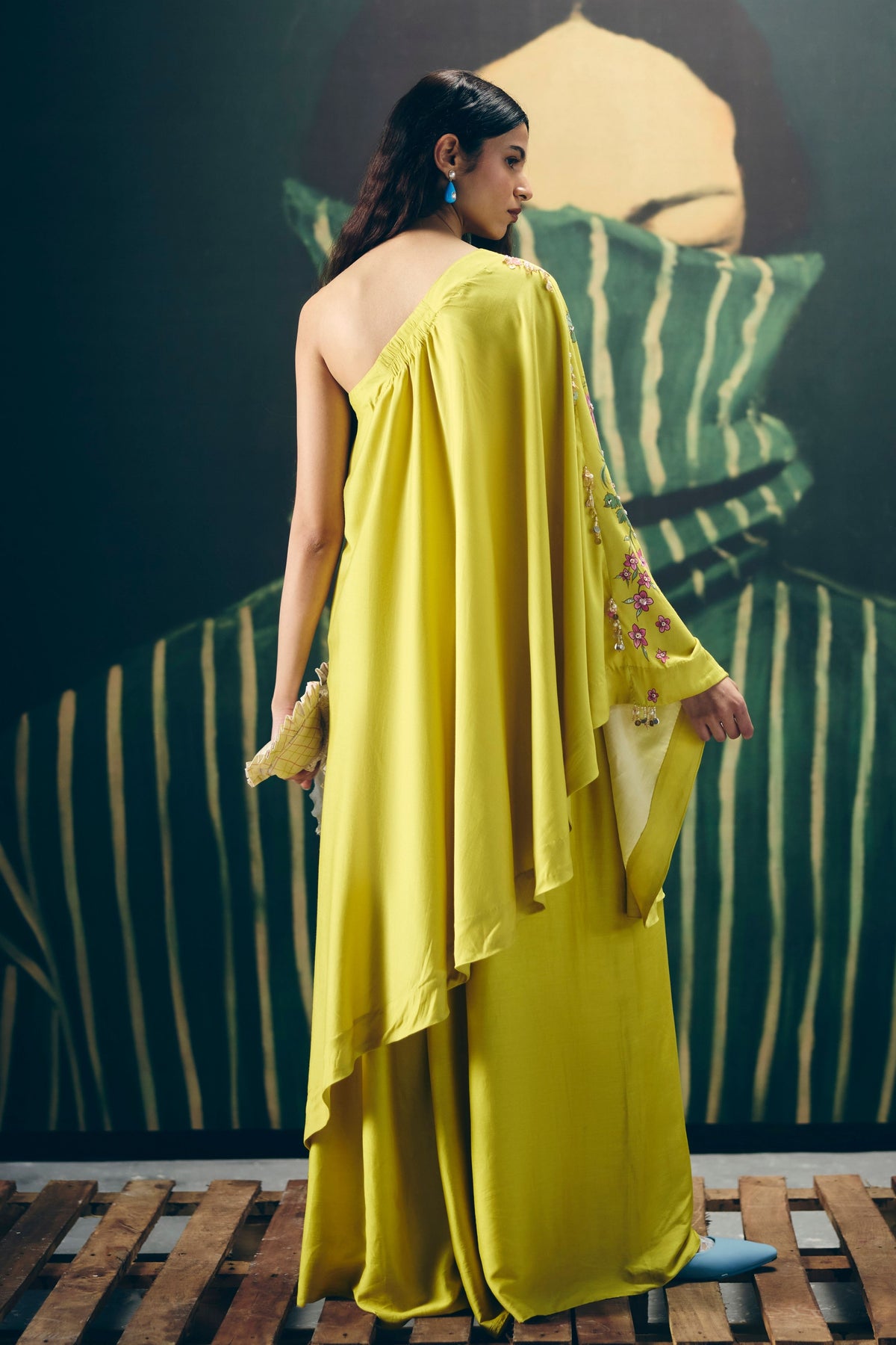 Natsu Yellow Co-ord Set