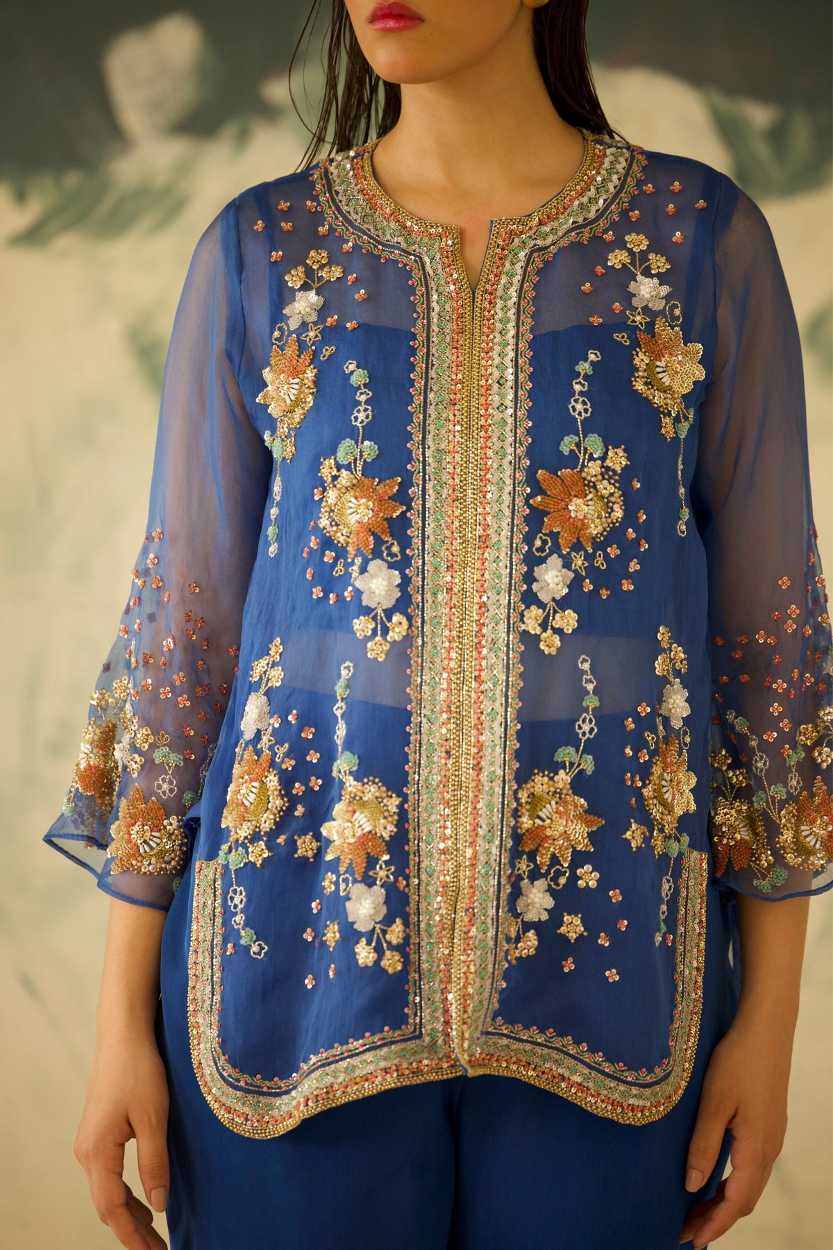 Blue Tunic Set