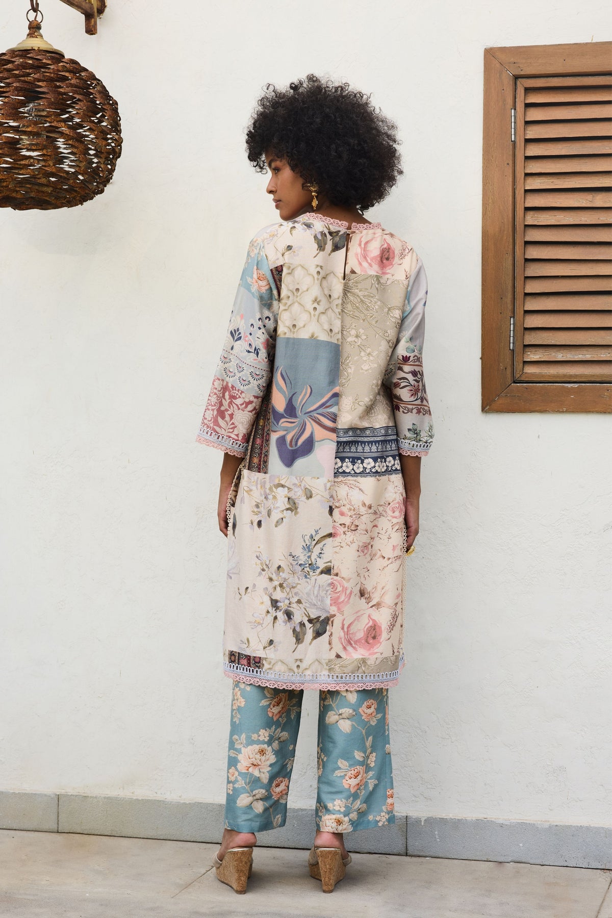 Ira Chanderi Kurta Set