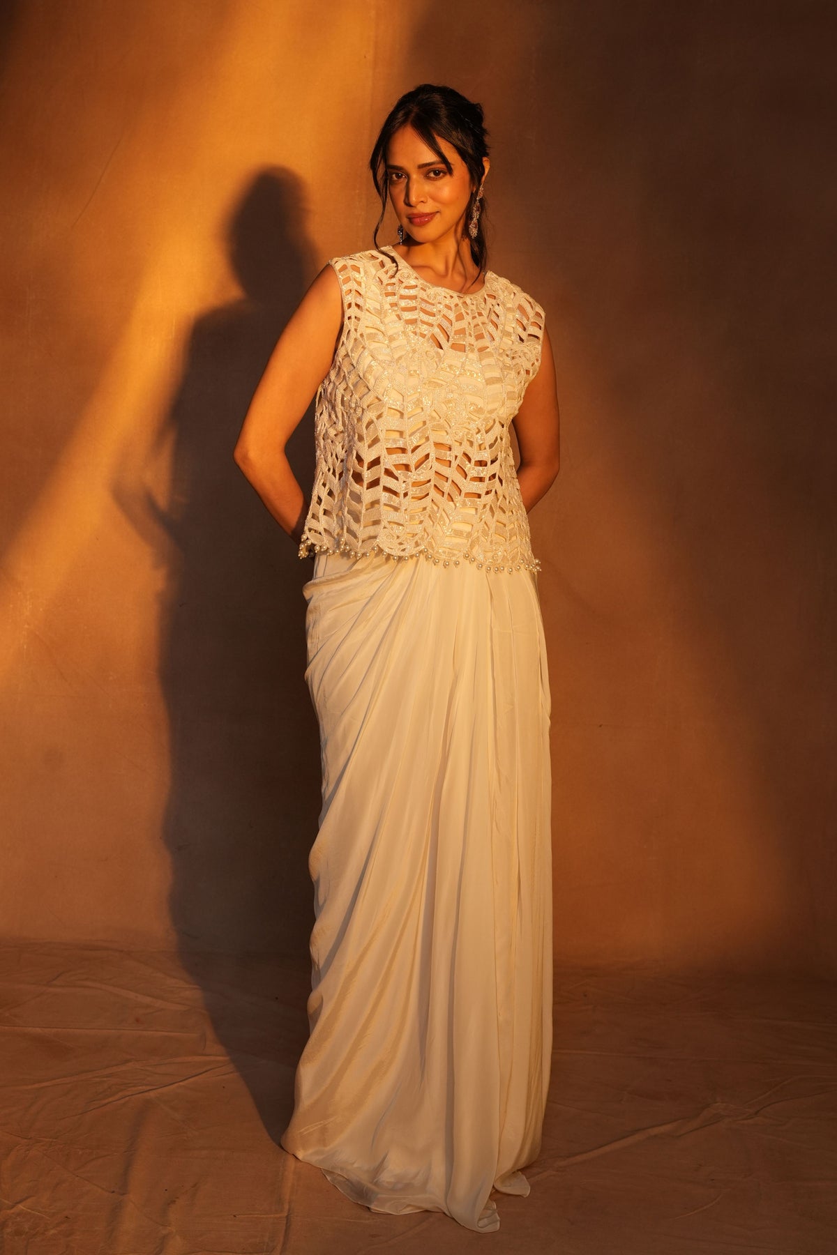 Cutwork Top Set