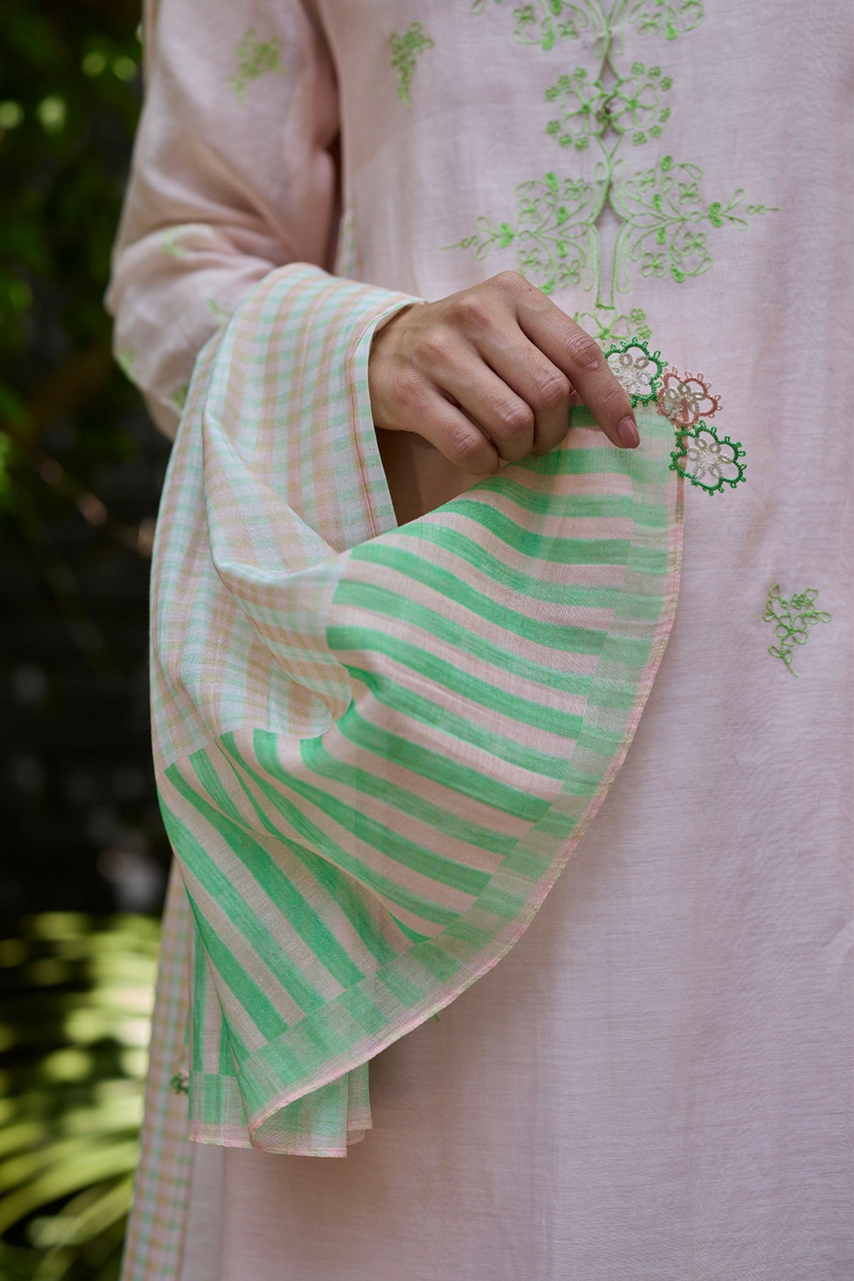 Crossroads Pink Dupatta
