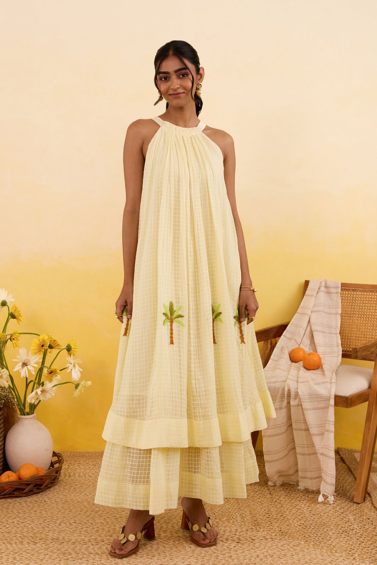 Palm Whisper Dress