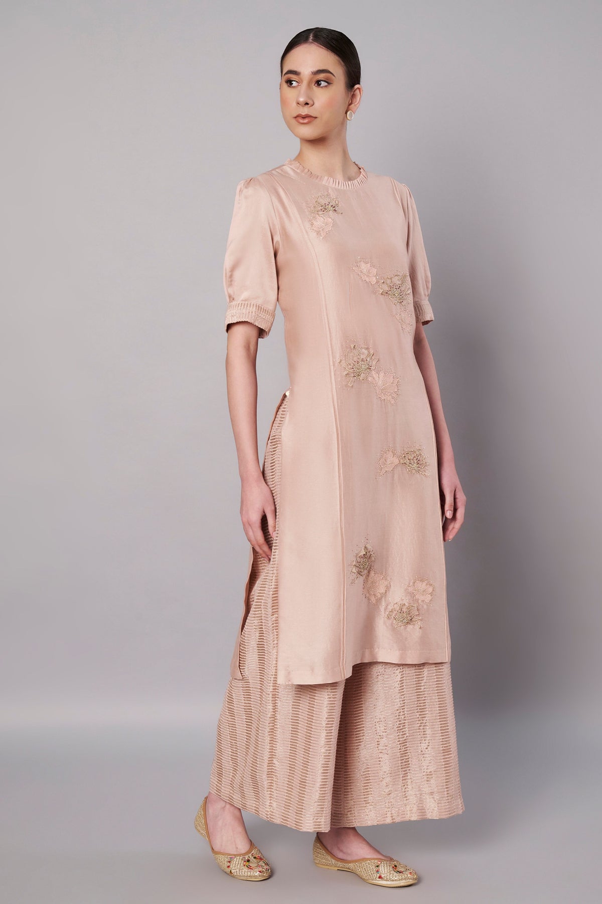 Aurora Dirty Blush Kurta Set