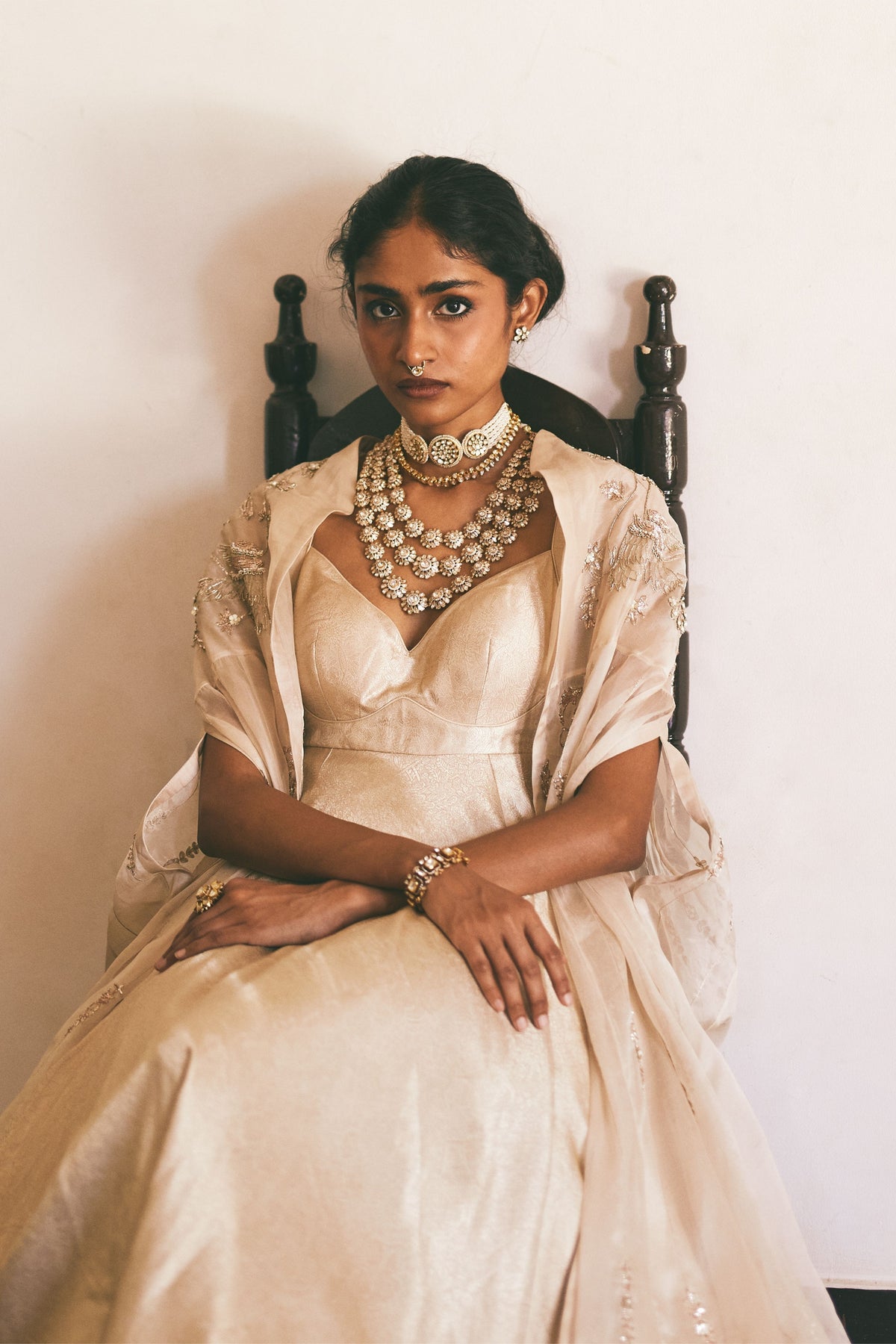 Lumi Cape Anarkali Set