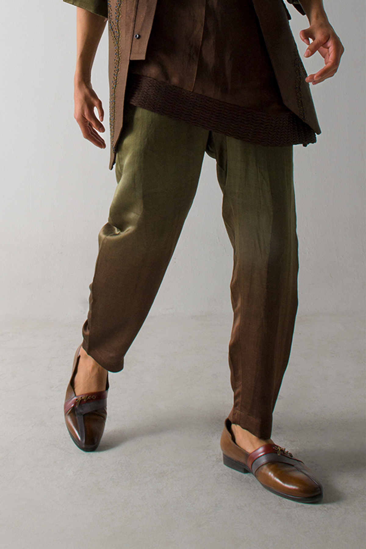 Olive + Brown Shacket