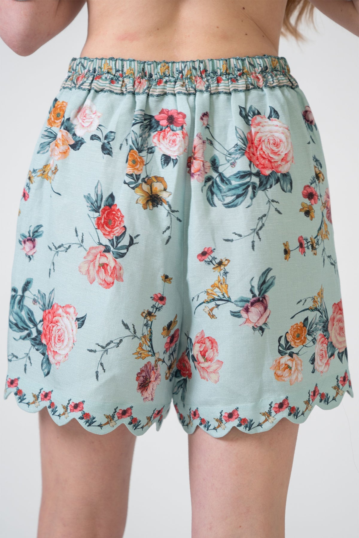 Fiora Scalloped Shorts