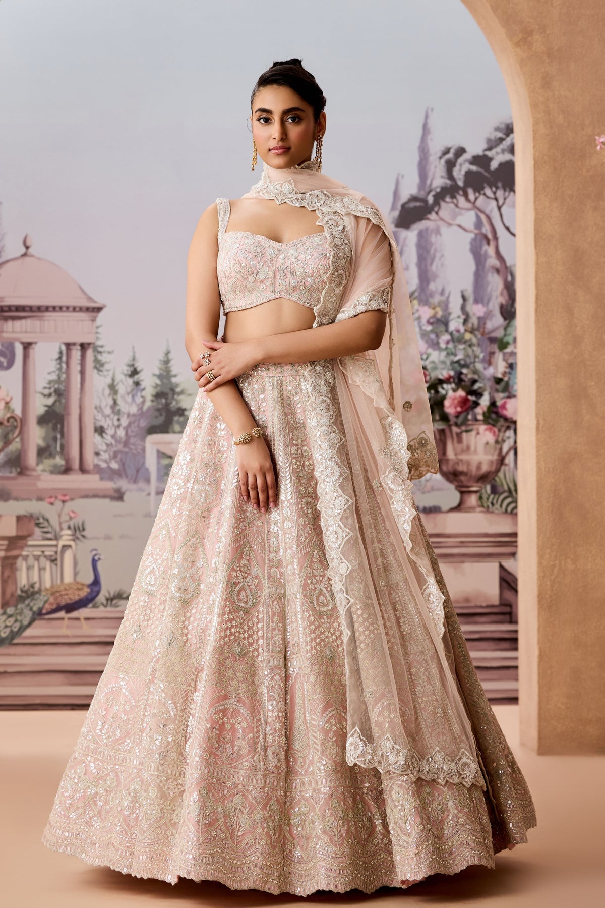 Mtb Pink Jaipur Lehenga Set