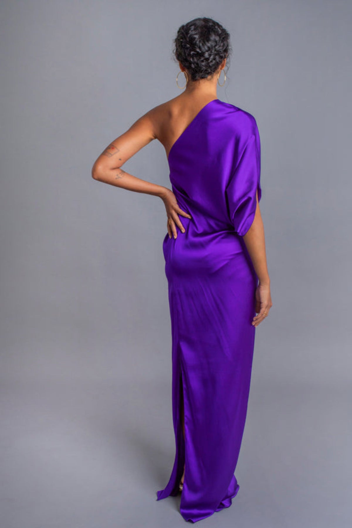 Cobalt One Shoulder Dress