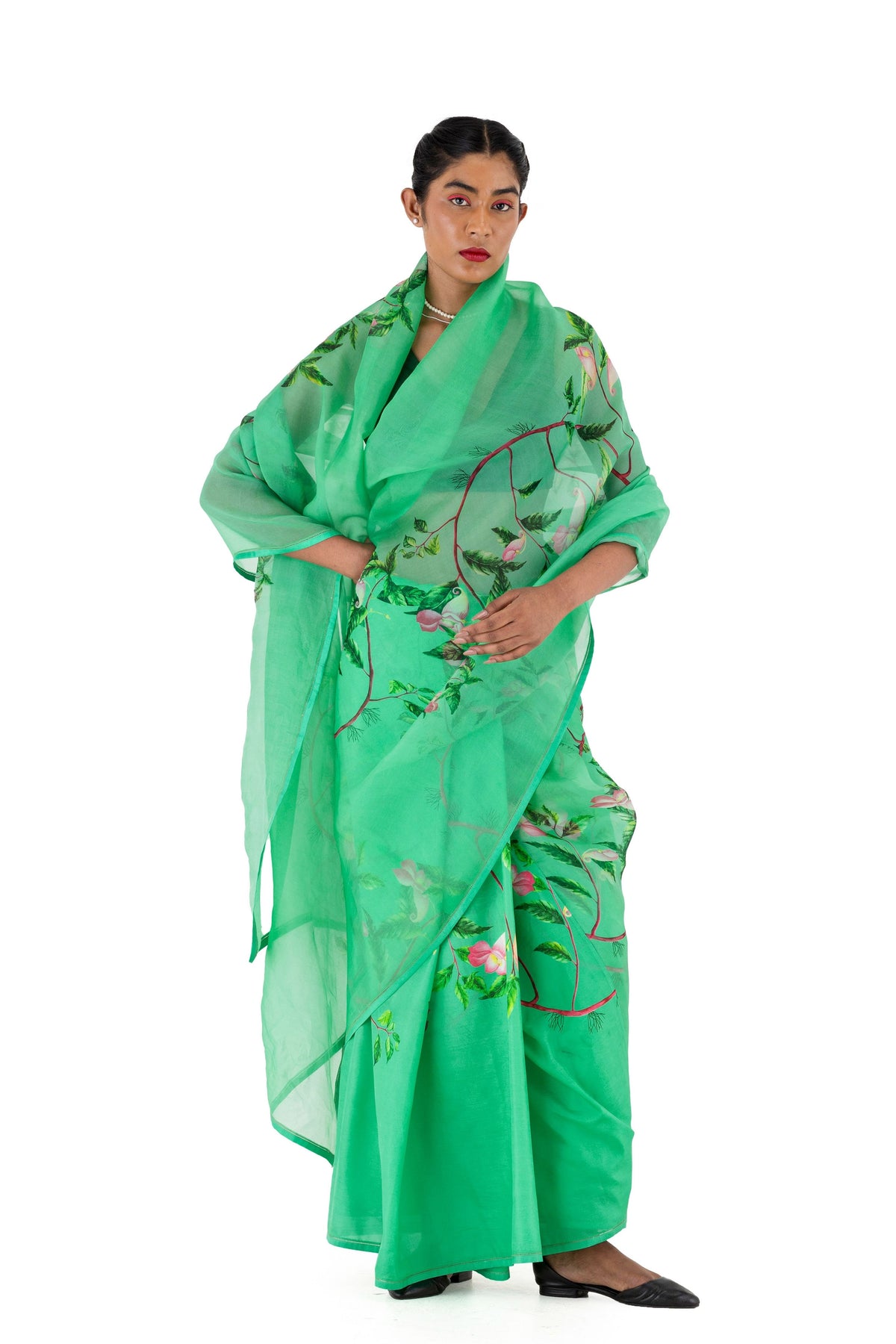 Balsam Deep Angoori Saree