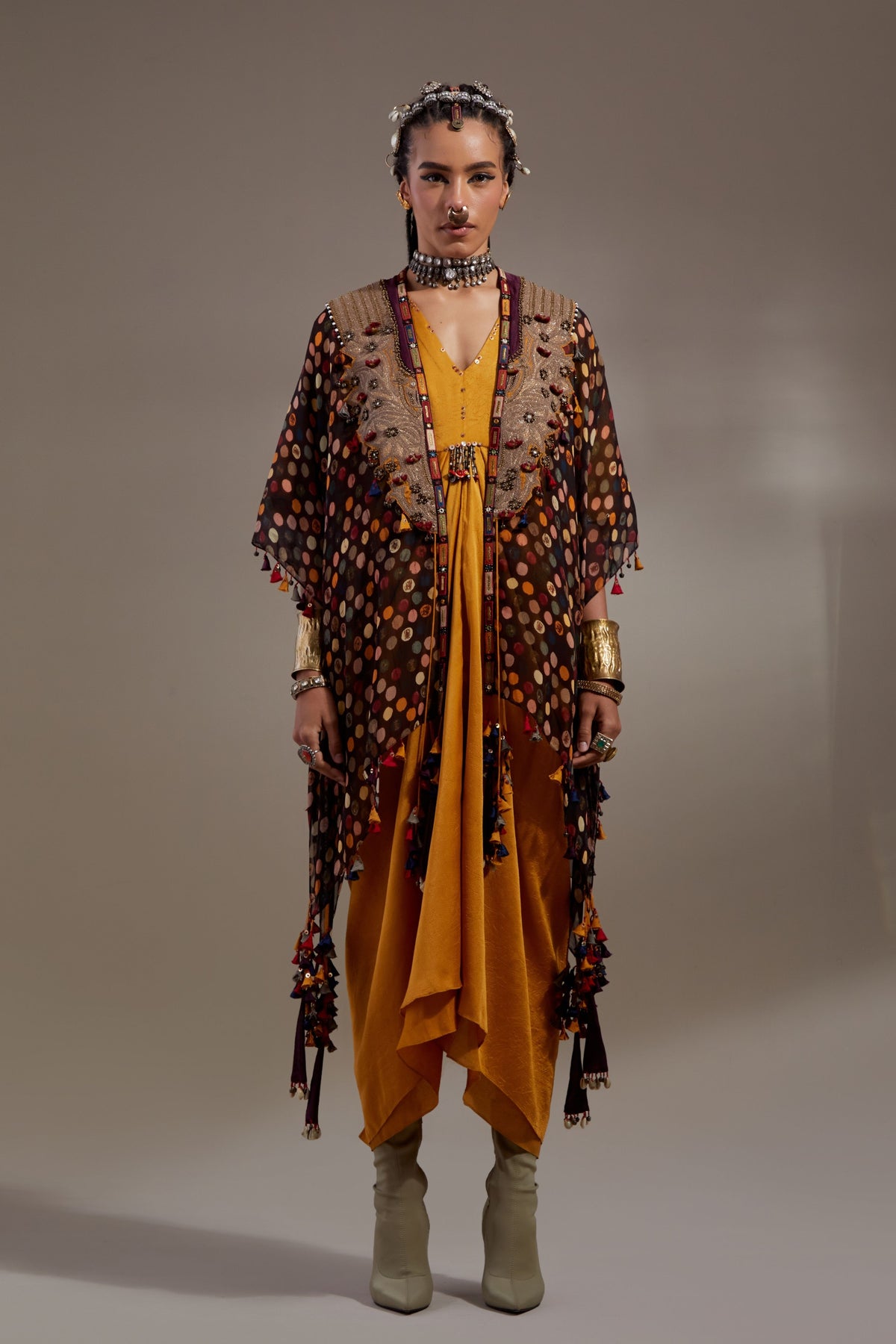 Veni Dupatta Jacket Set