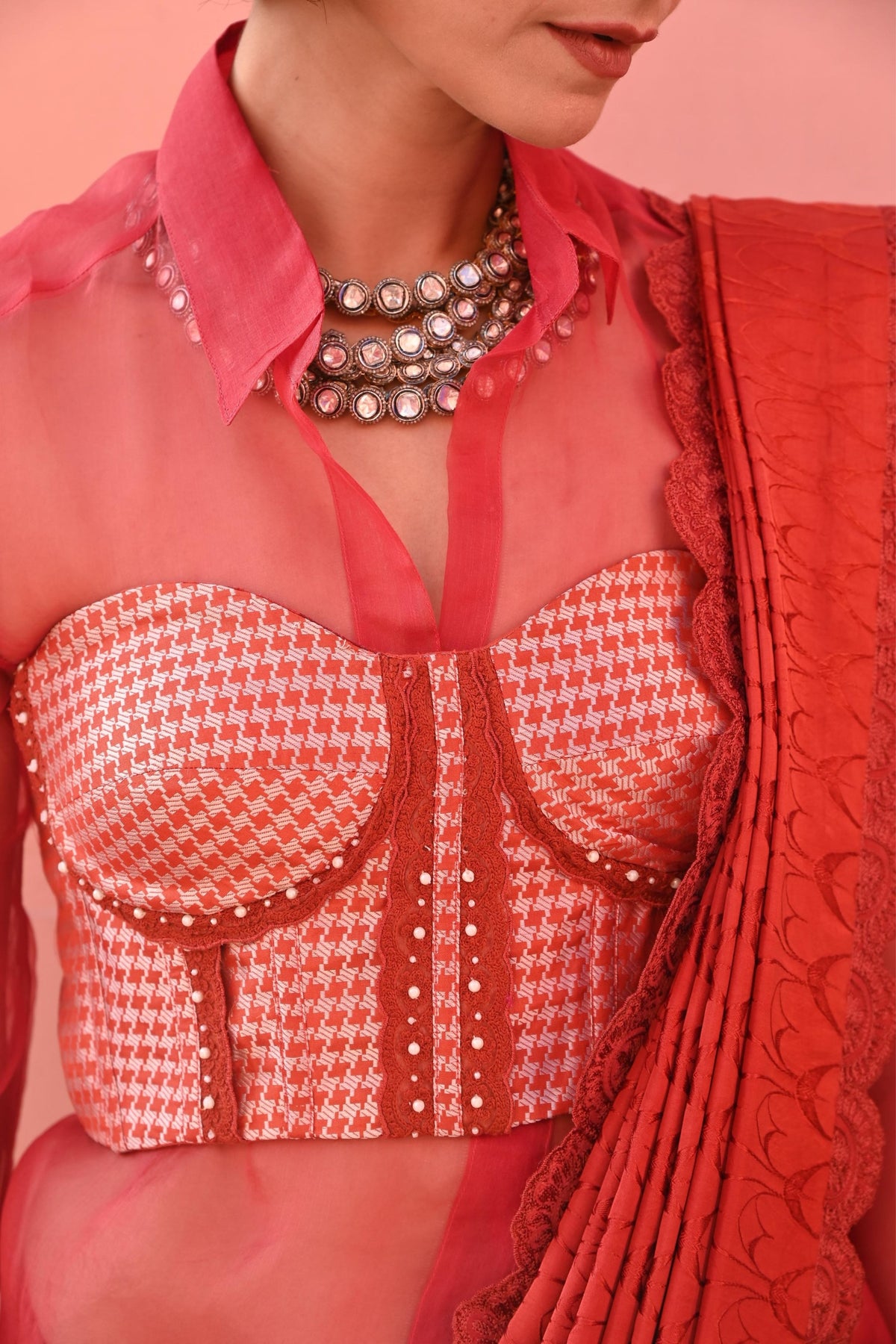 O Haseena Tanchoi Saree