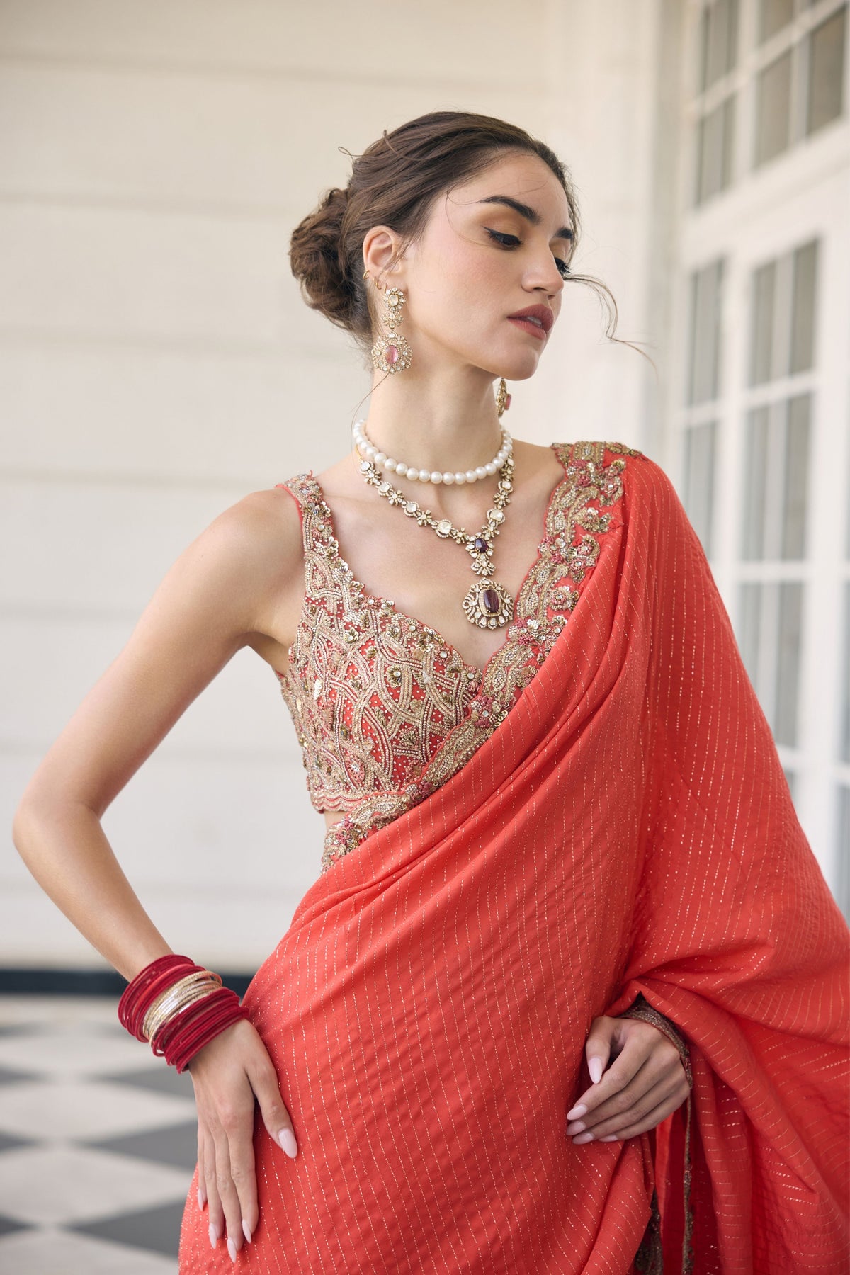 Cosmos Saree Set
