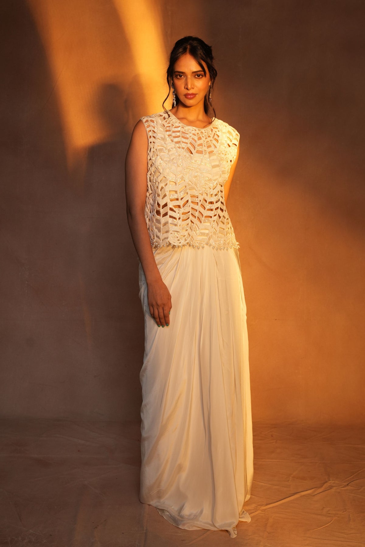 Cutwork Top Set