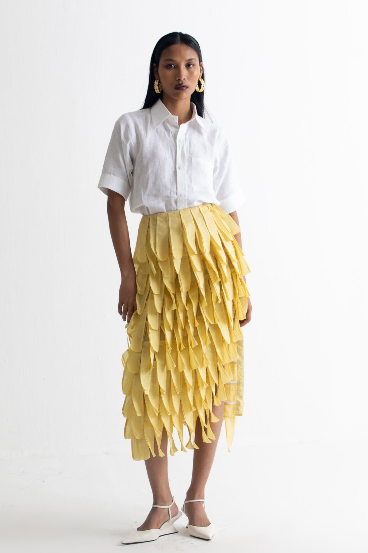 Castor Lime Yellow Skirt