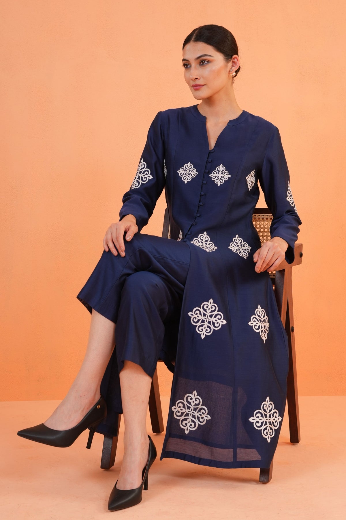 Blue Zahara Suit Set