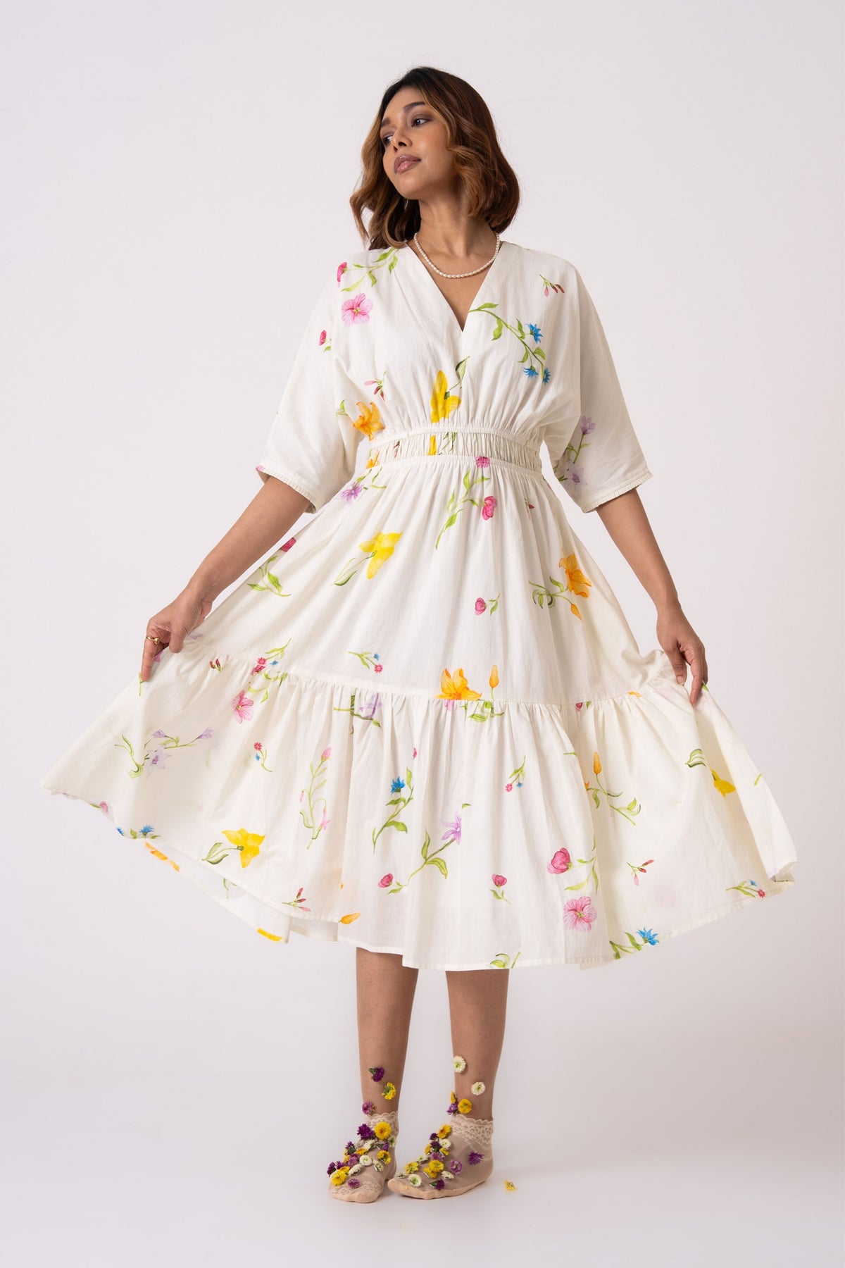 Noor Floral Elegance Dress