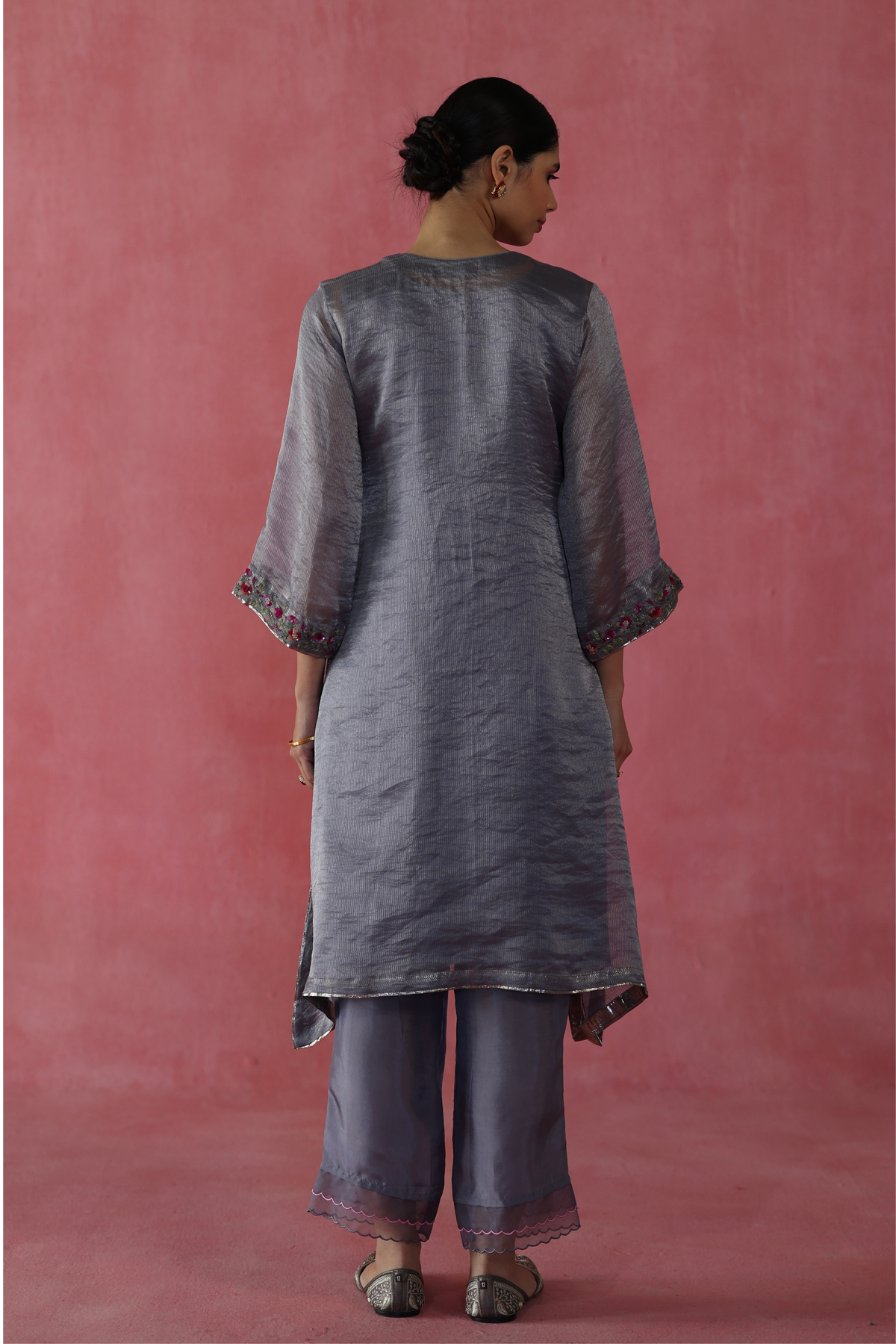 Grey Phirni Kurta Set