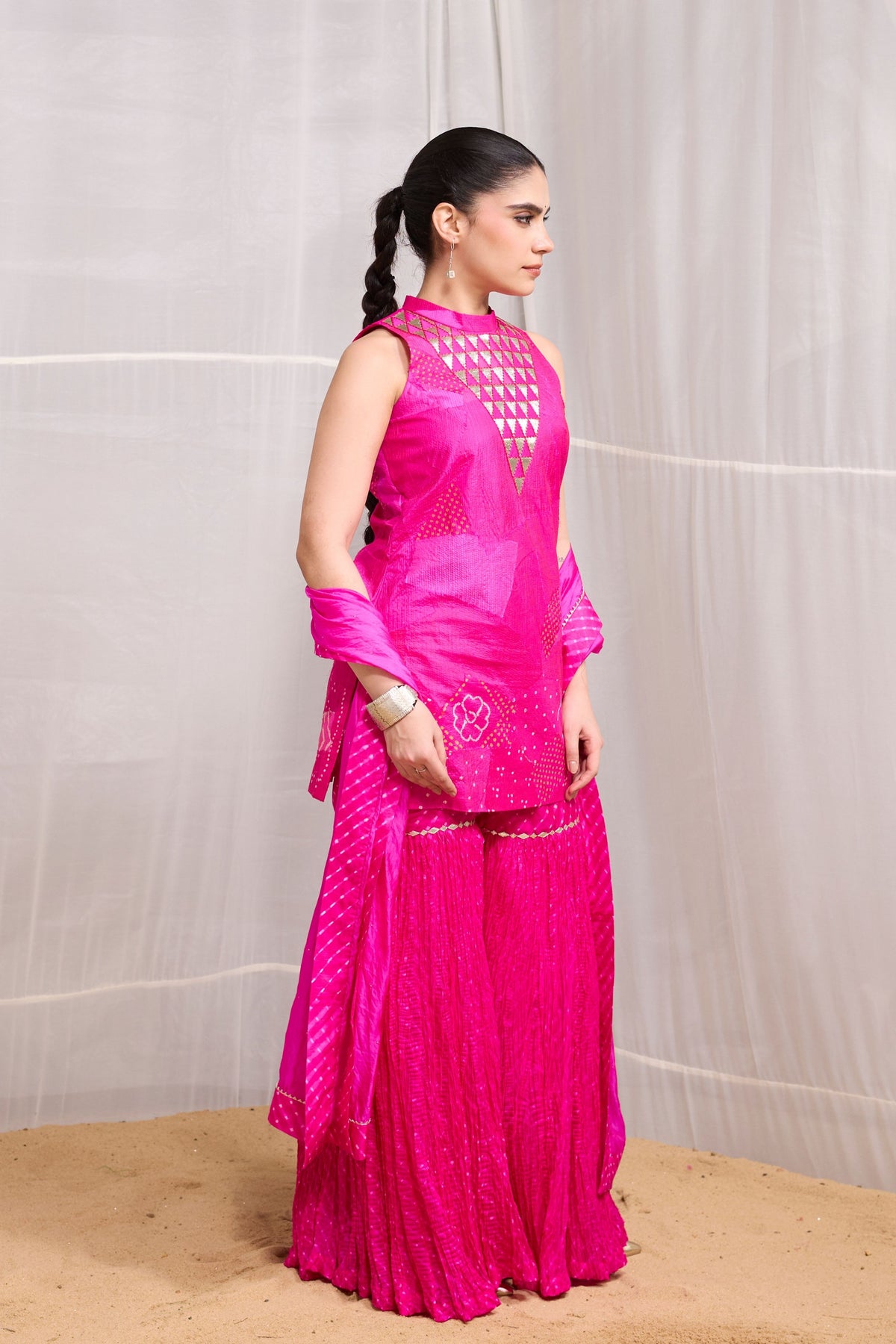 Rani Dhora Garara Set