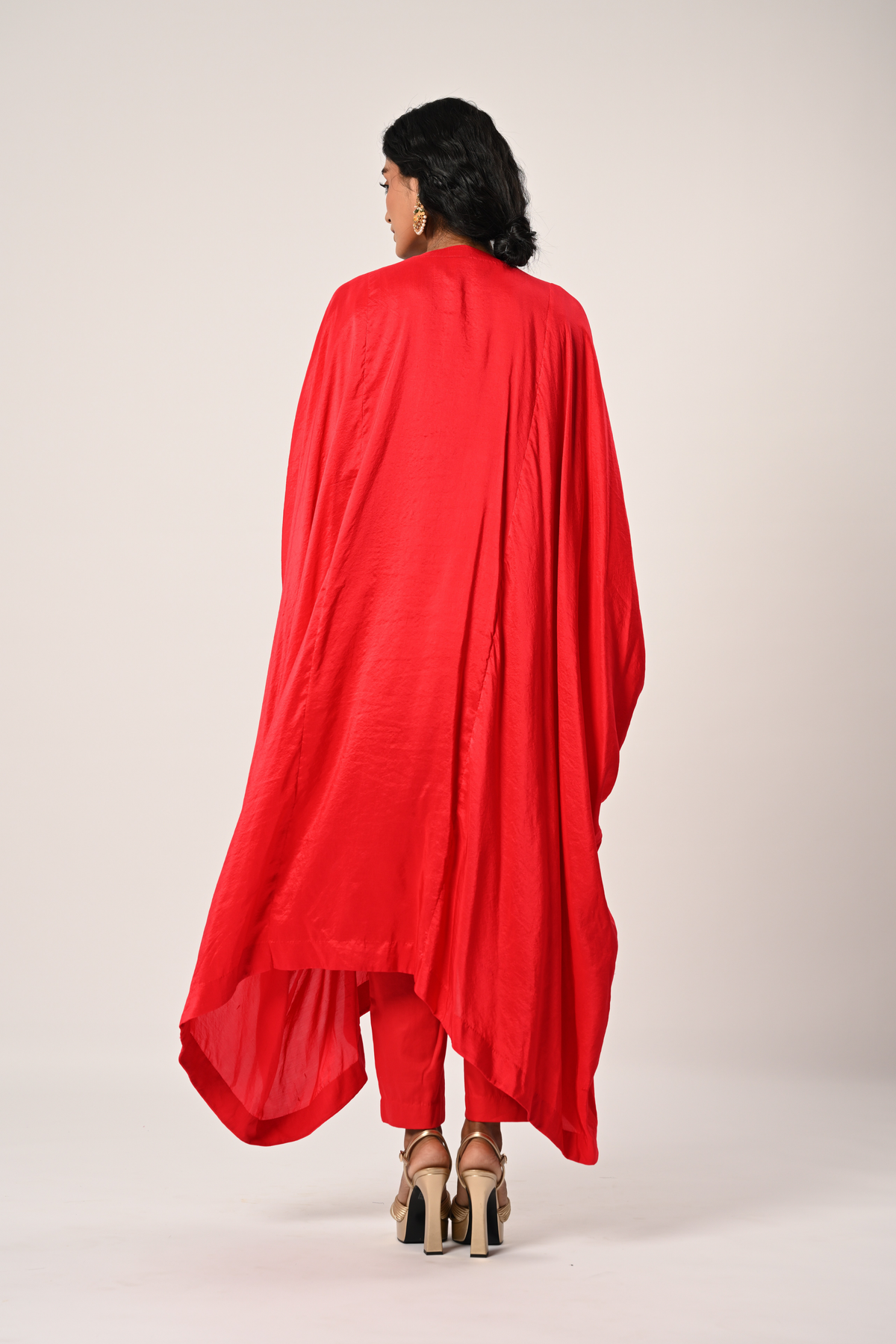 Red Kaftan Set