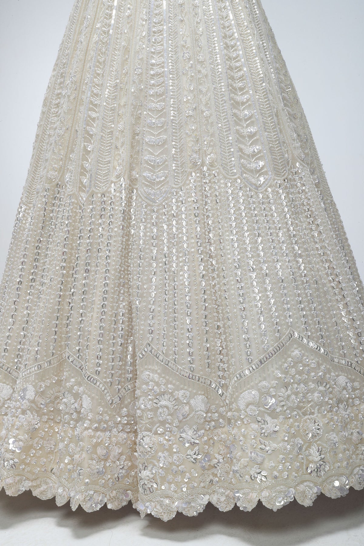 Ivory Illume Cascade Lehanga