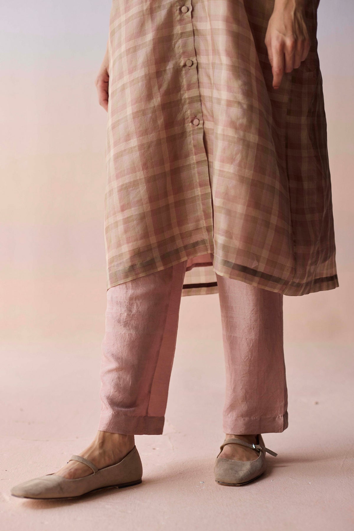 Rooted Brown Tunic Set