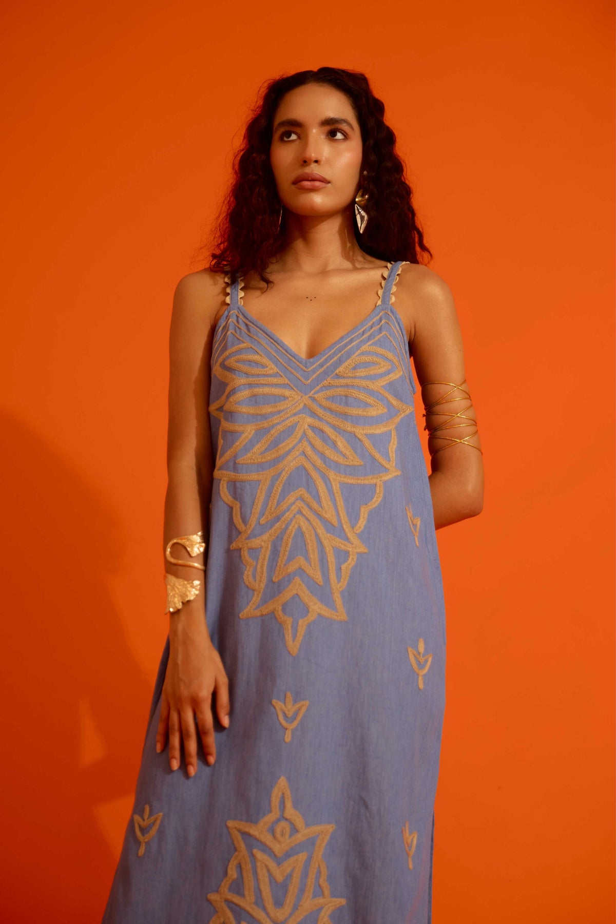 Blue Strappy Dress