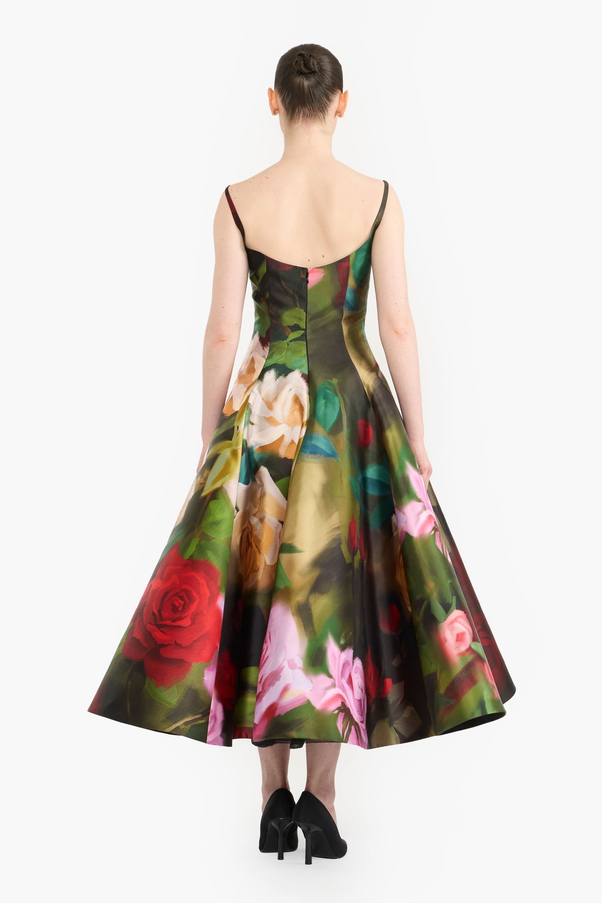 Panelled Flared Midi
