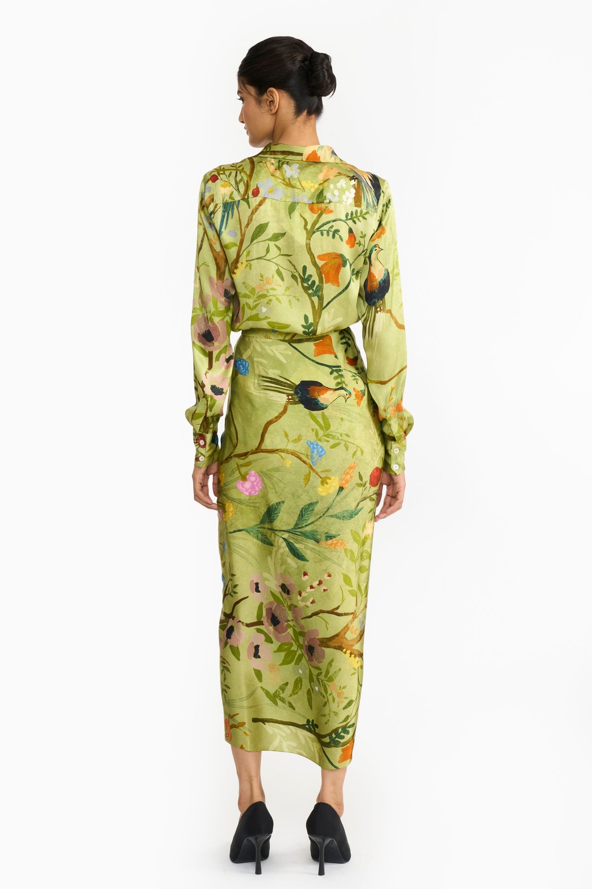 Green Chinoiserie Co-ord Set