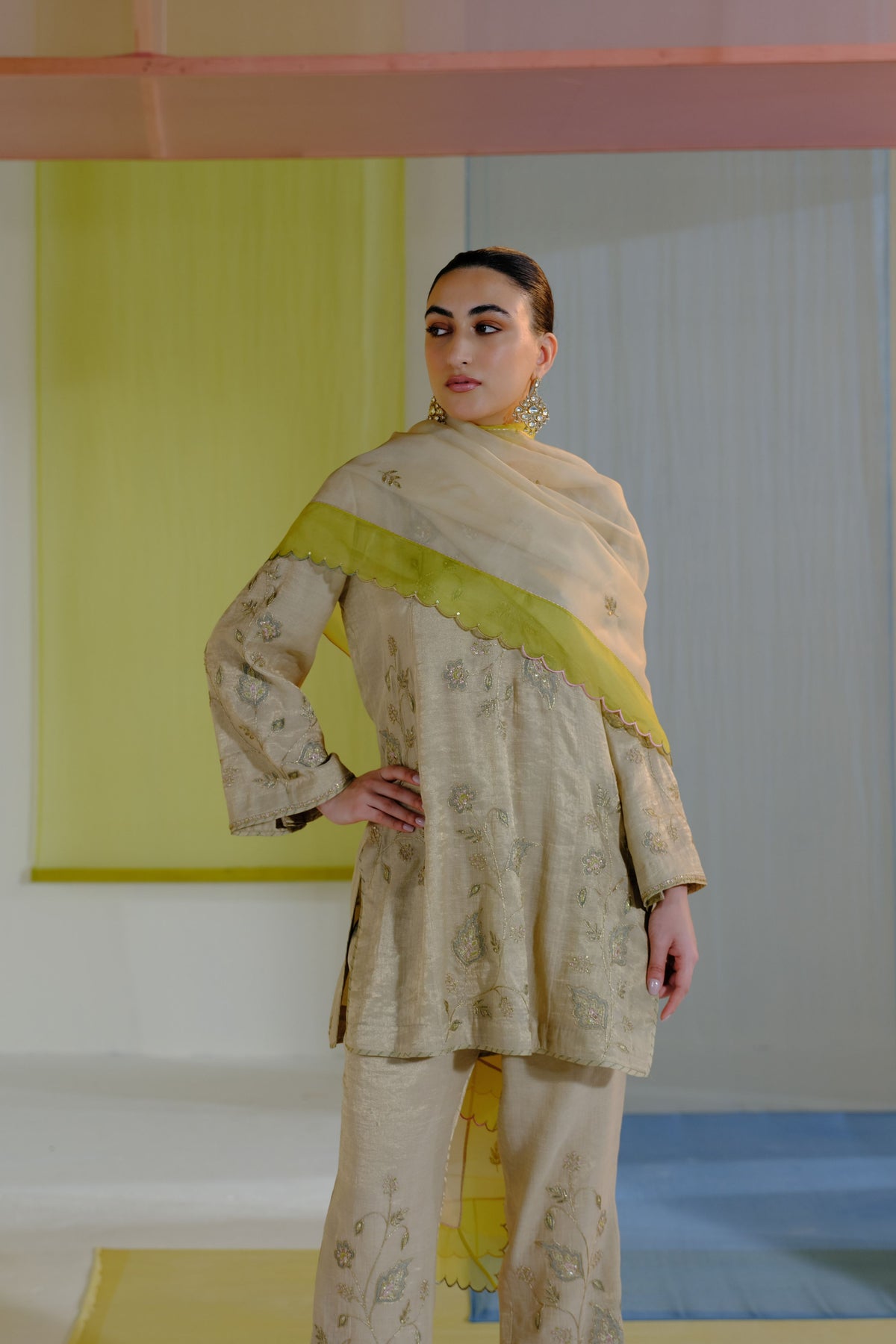 Riba Short Kurta Set