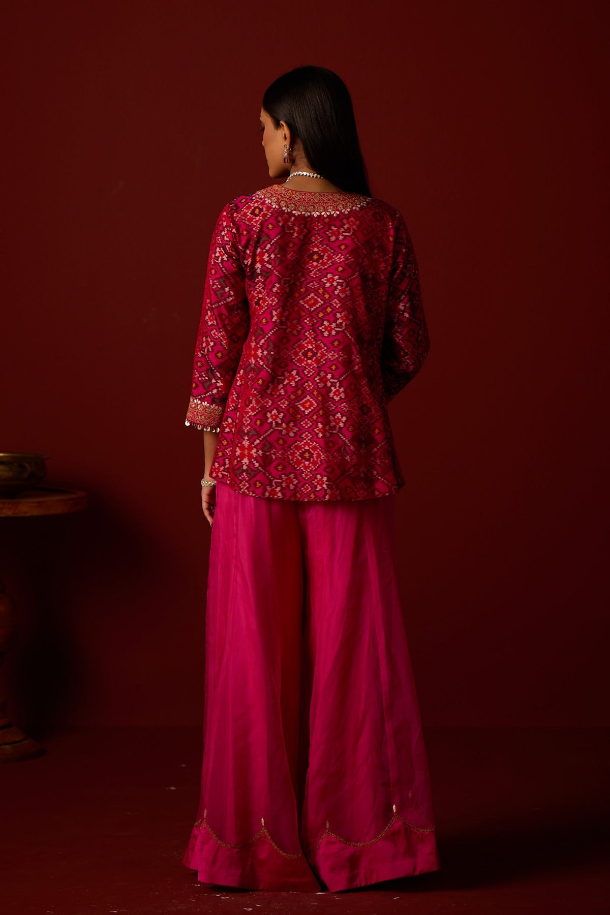 Organza Marodi Work Shararas