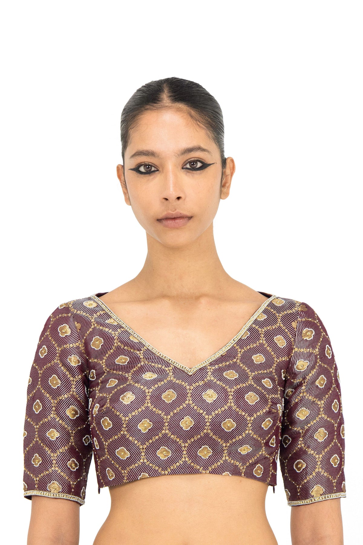 Siwana Maroon Blouse