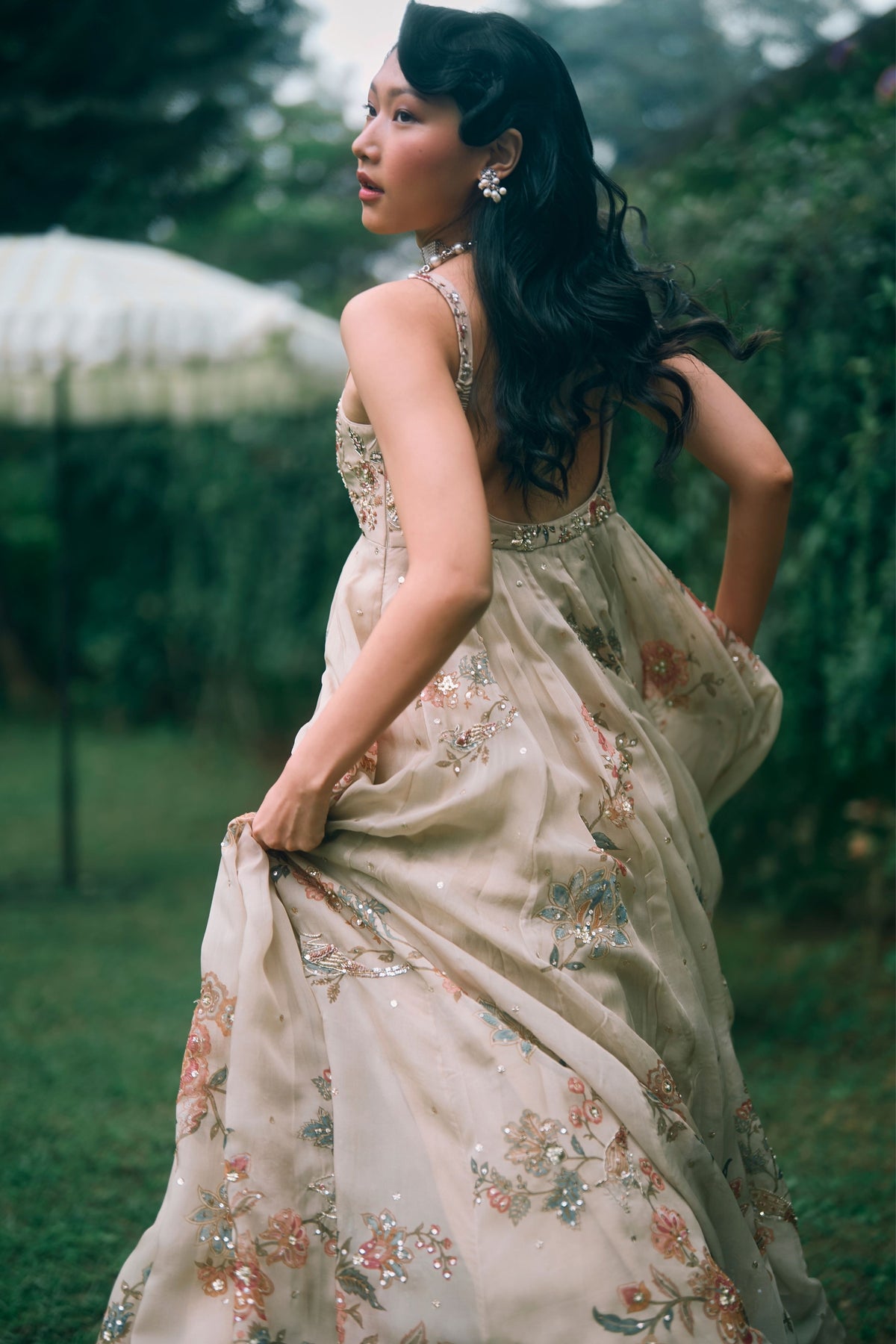 Rue Anarkali Jacket Set