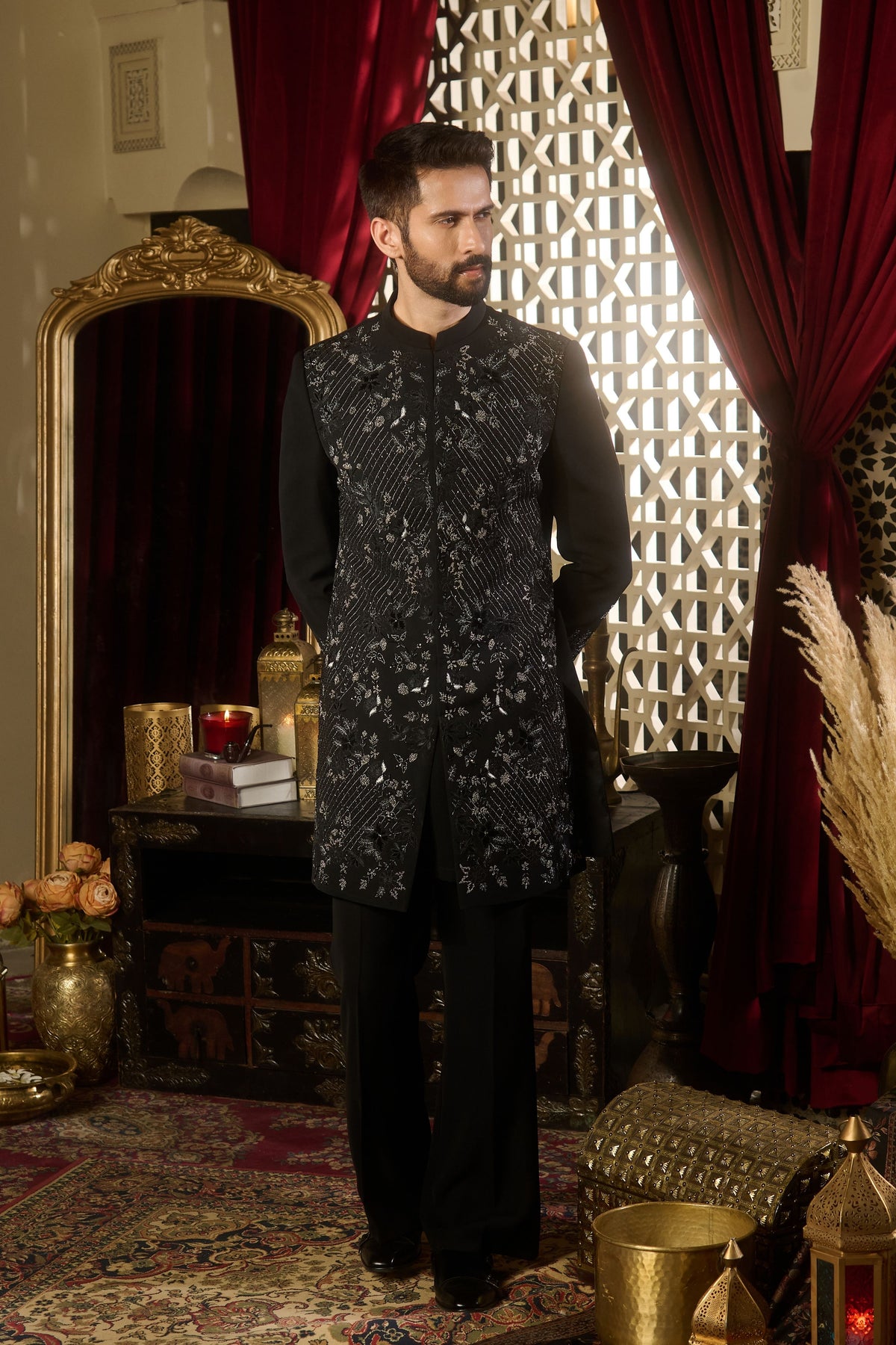 Phantom Sherwani Set