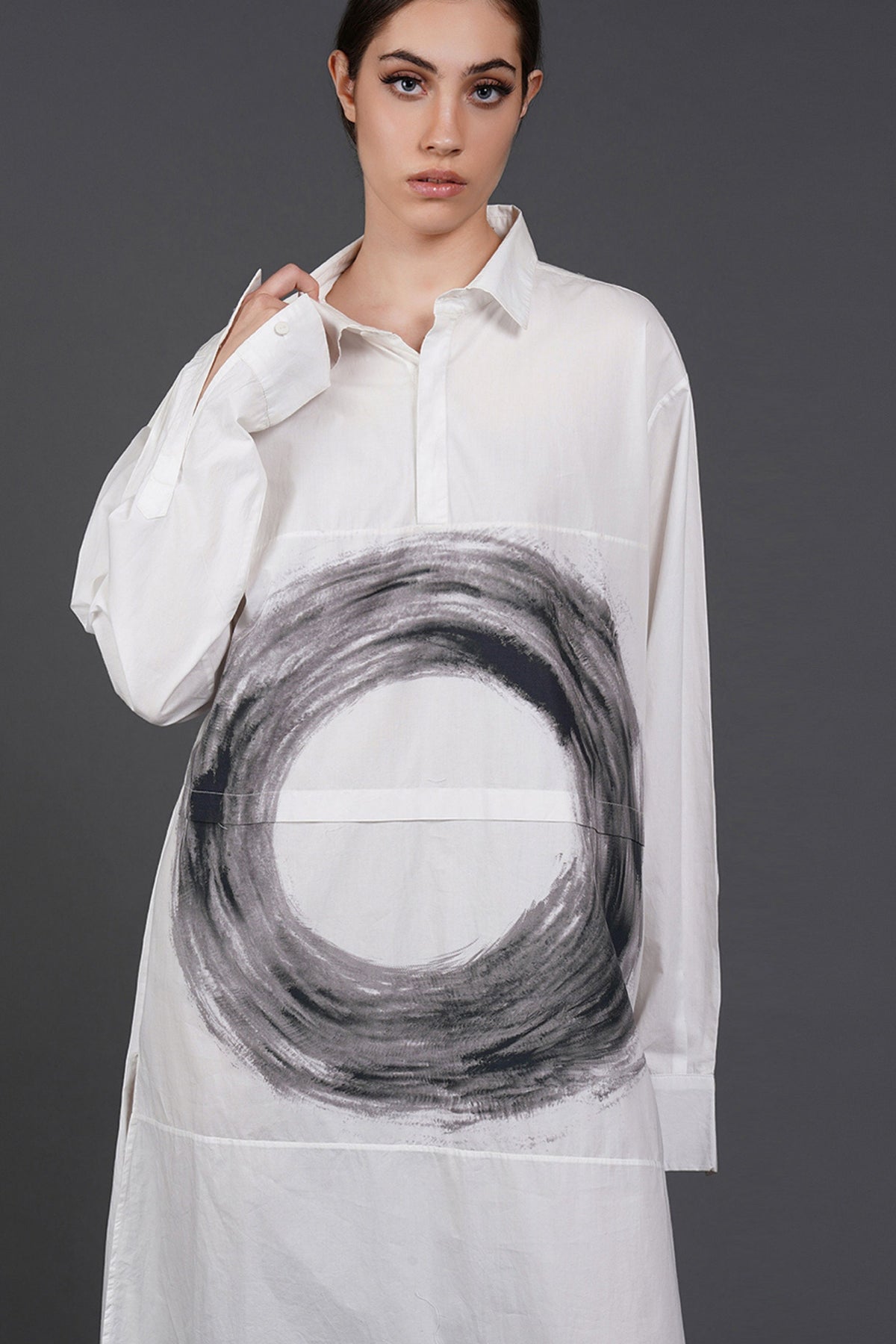 Offwhite Long Loose Fit Shirt