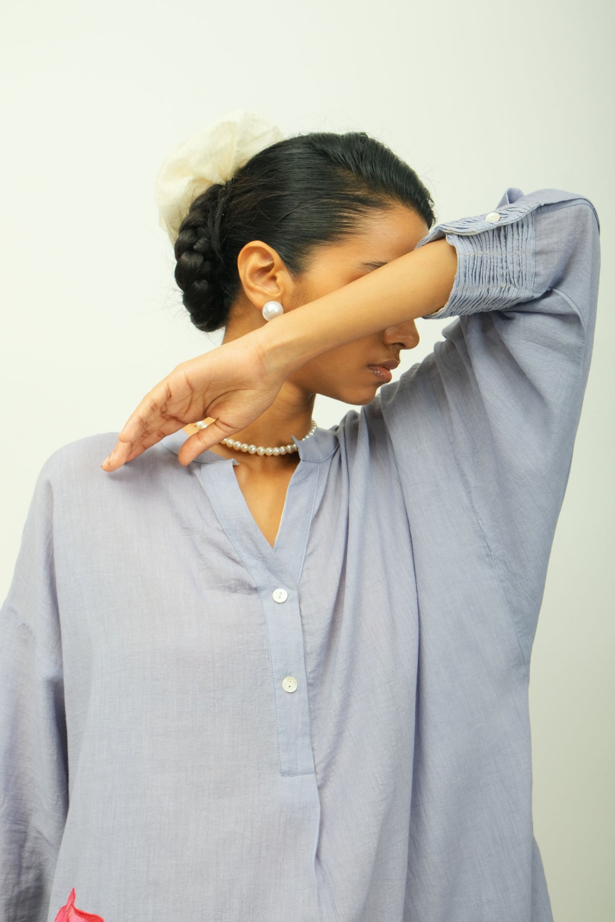 Flamingo Applique Tunic Set