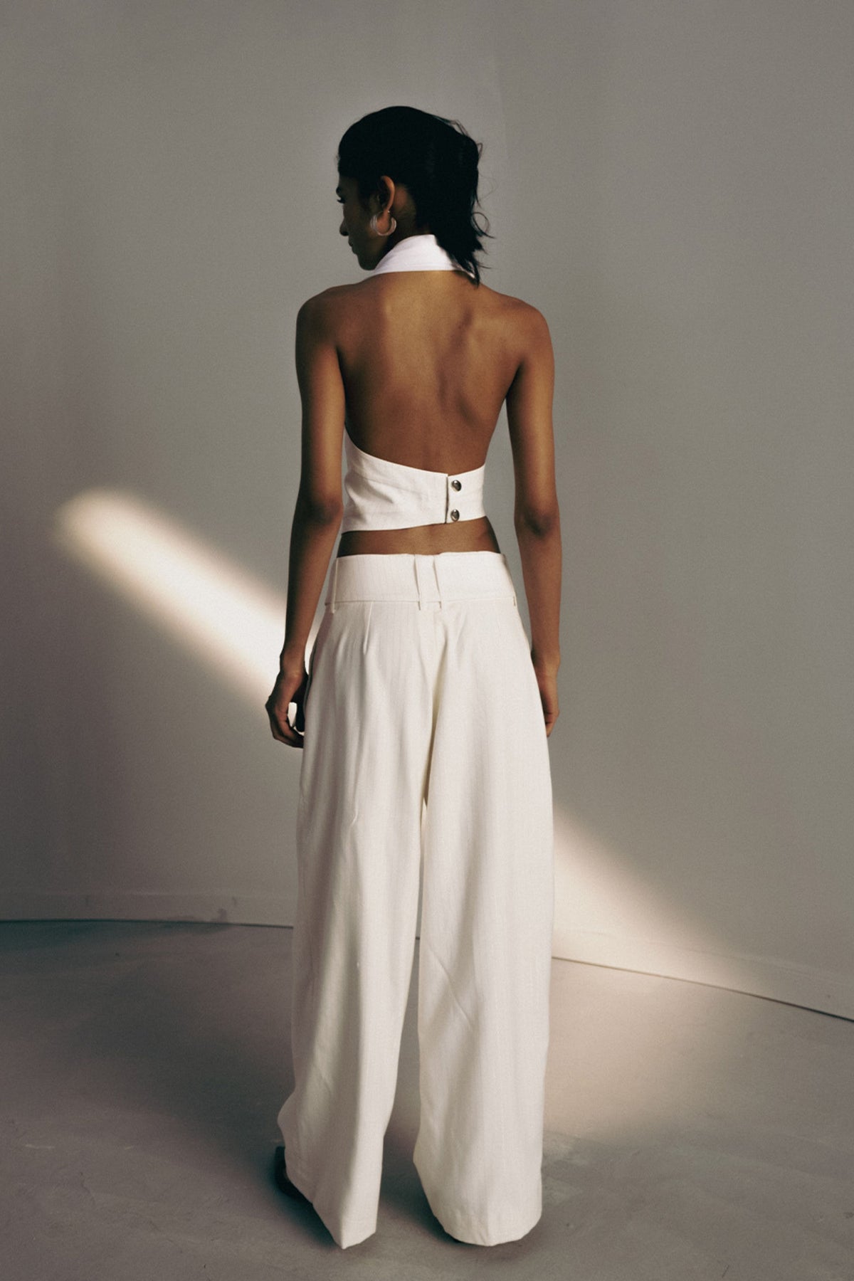 Low Waist Pinstripe Pants