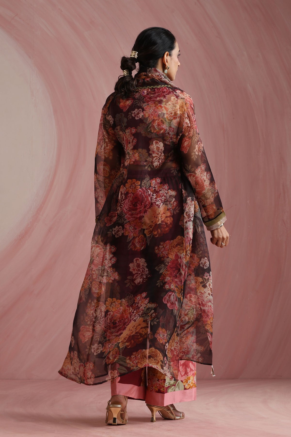 Chanderi Jacket Set