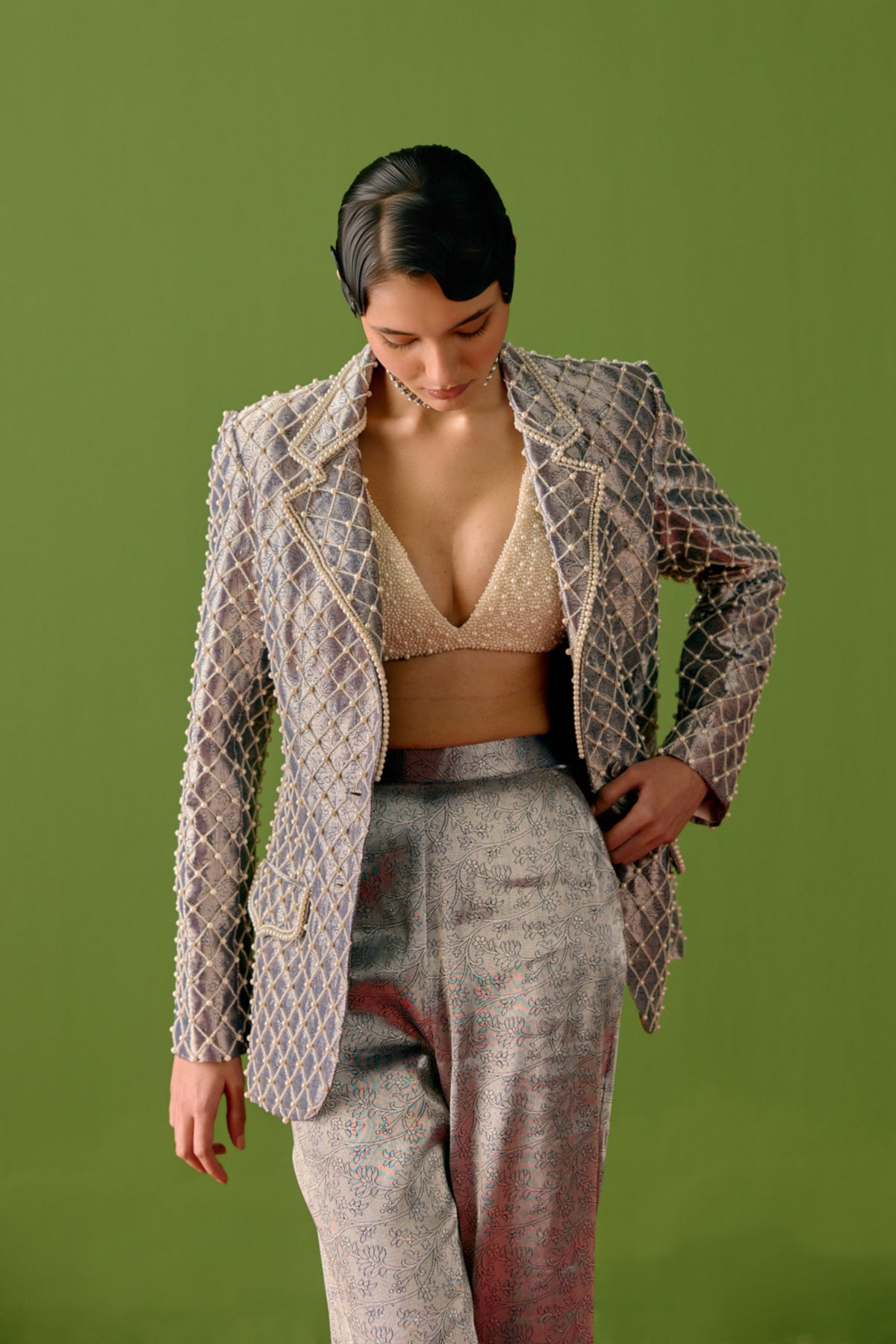 The Deco Sapphire Jacket