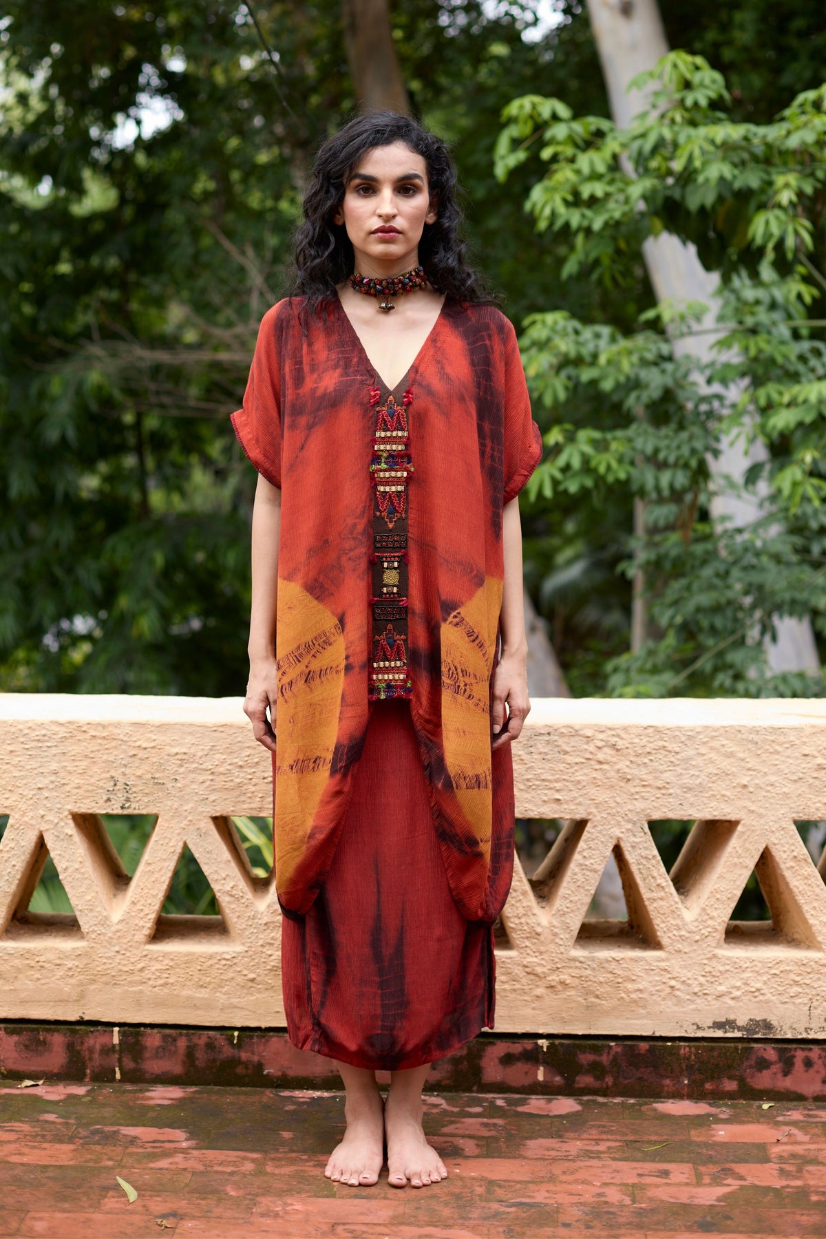 Tie-dye Skirt Set
