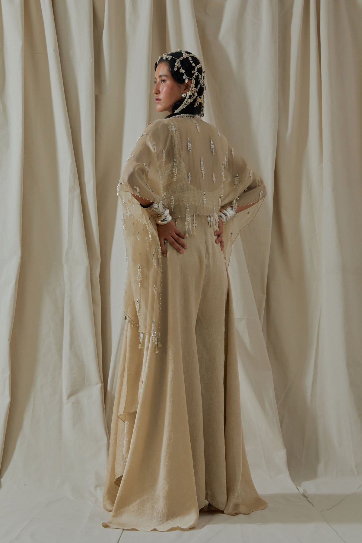 Veni Dupatta Jacket Set
