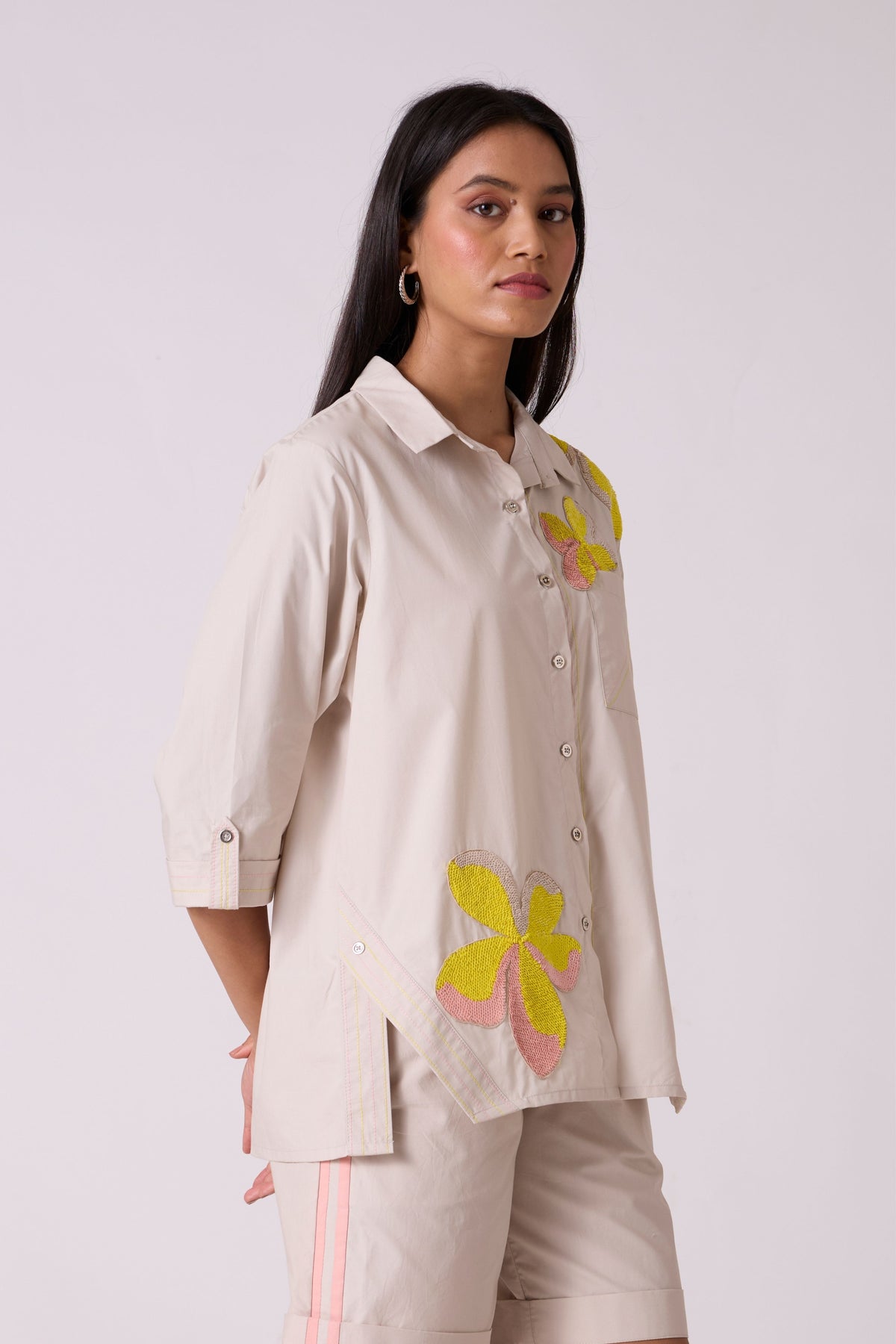 Sylvie Applique Summer Sand Shirt