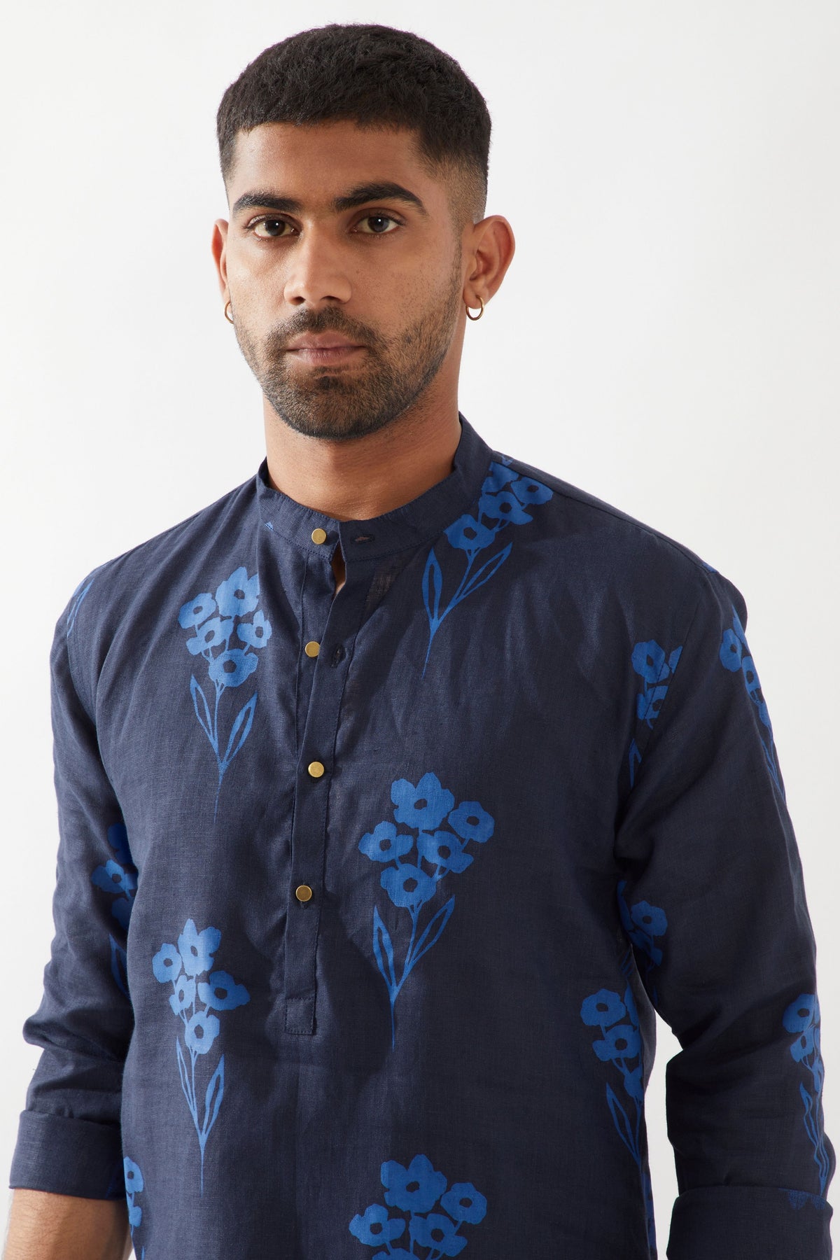 Zayn Farm Navy Kurta Set