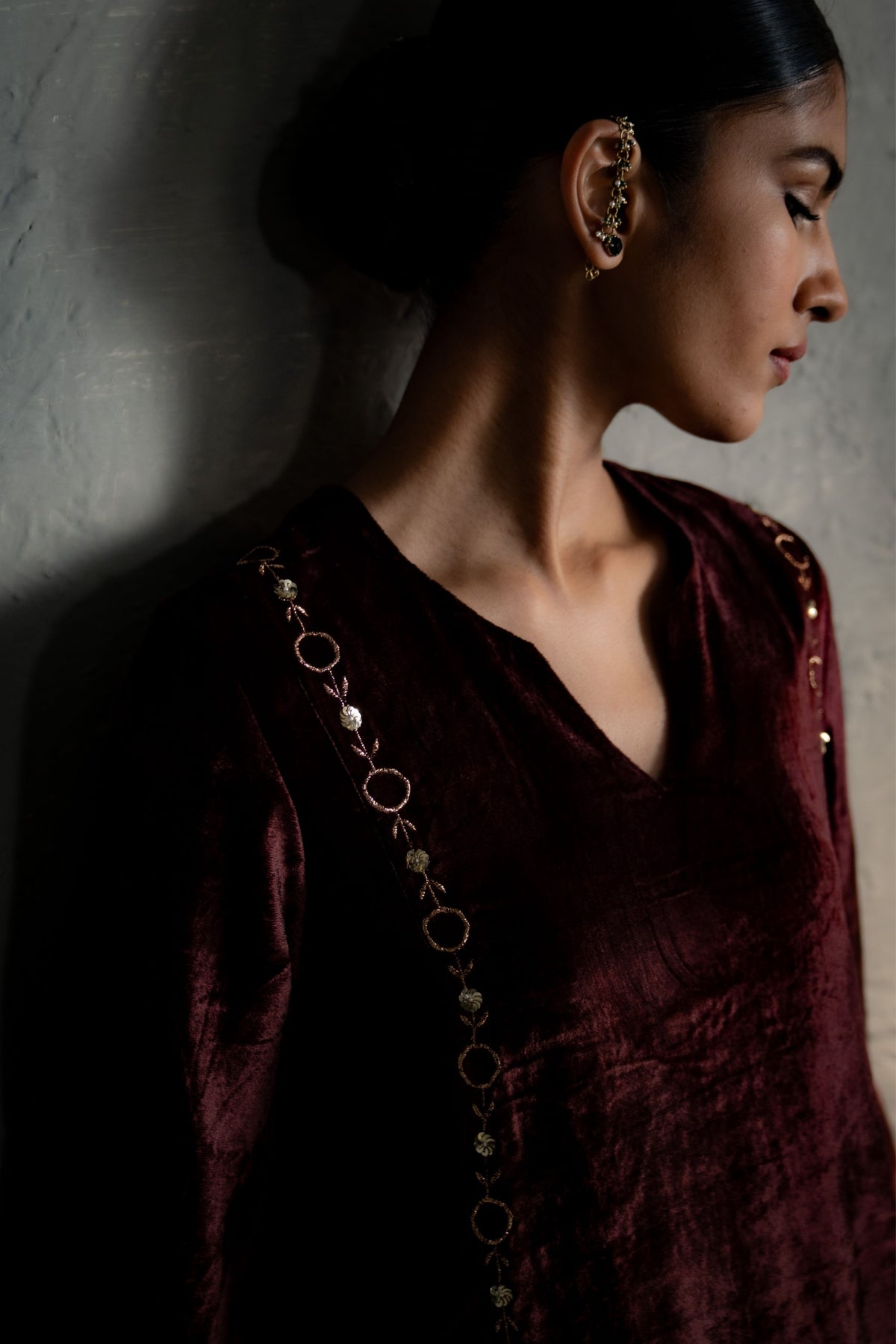 Maaya Brown Kurta Set