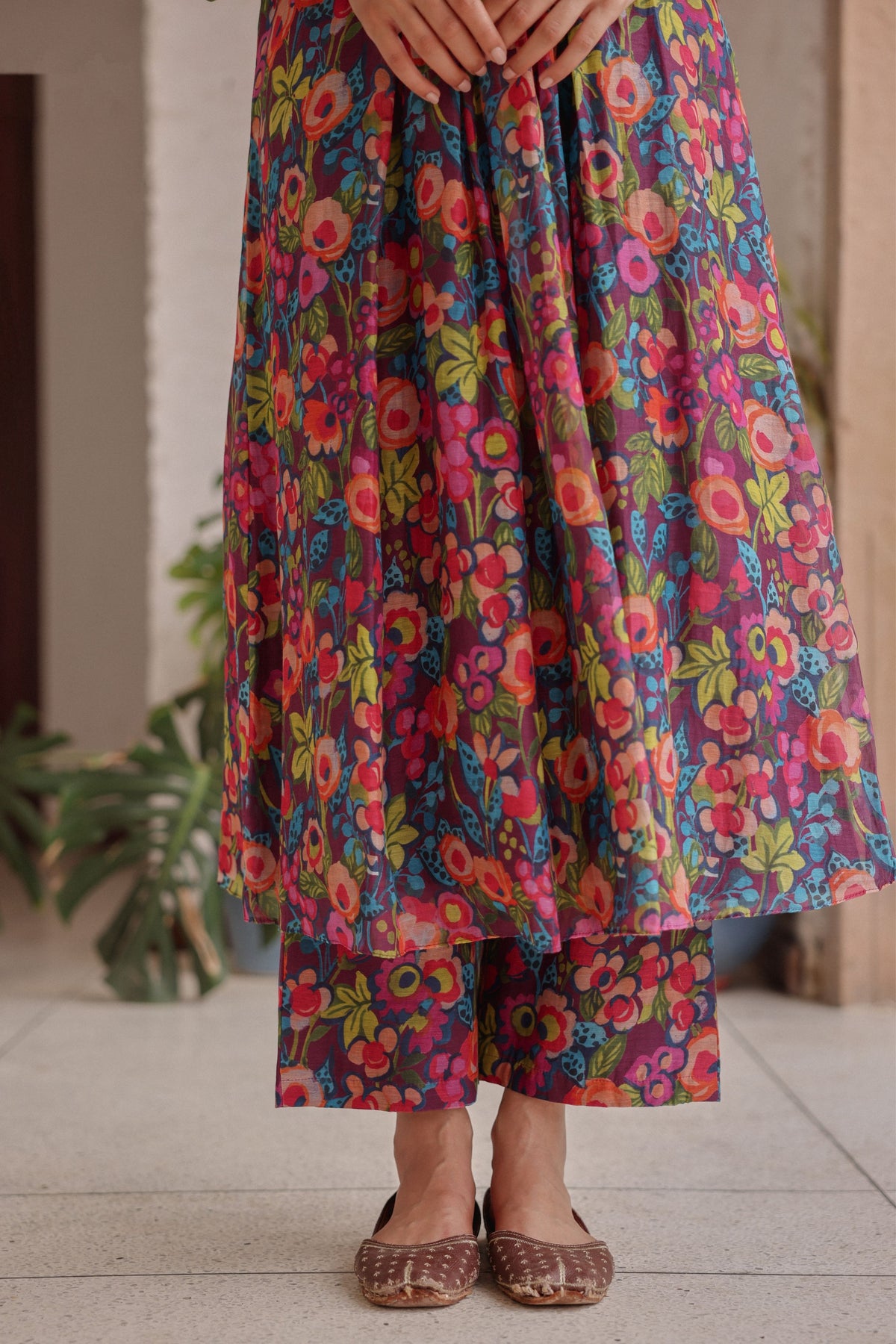 Amethyst Bloom Kurta Set