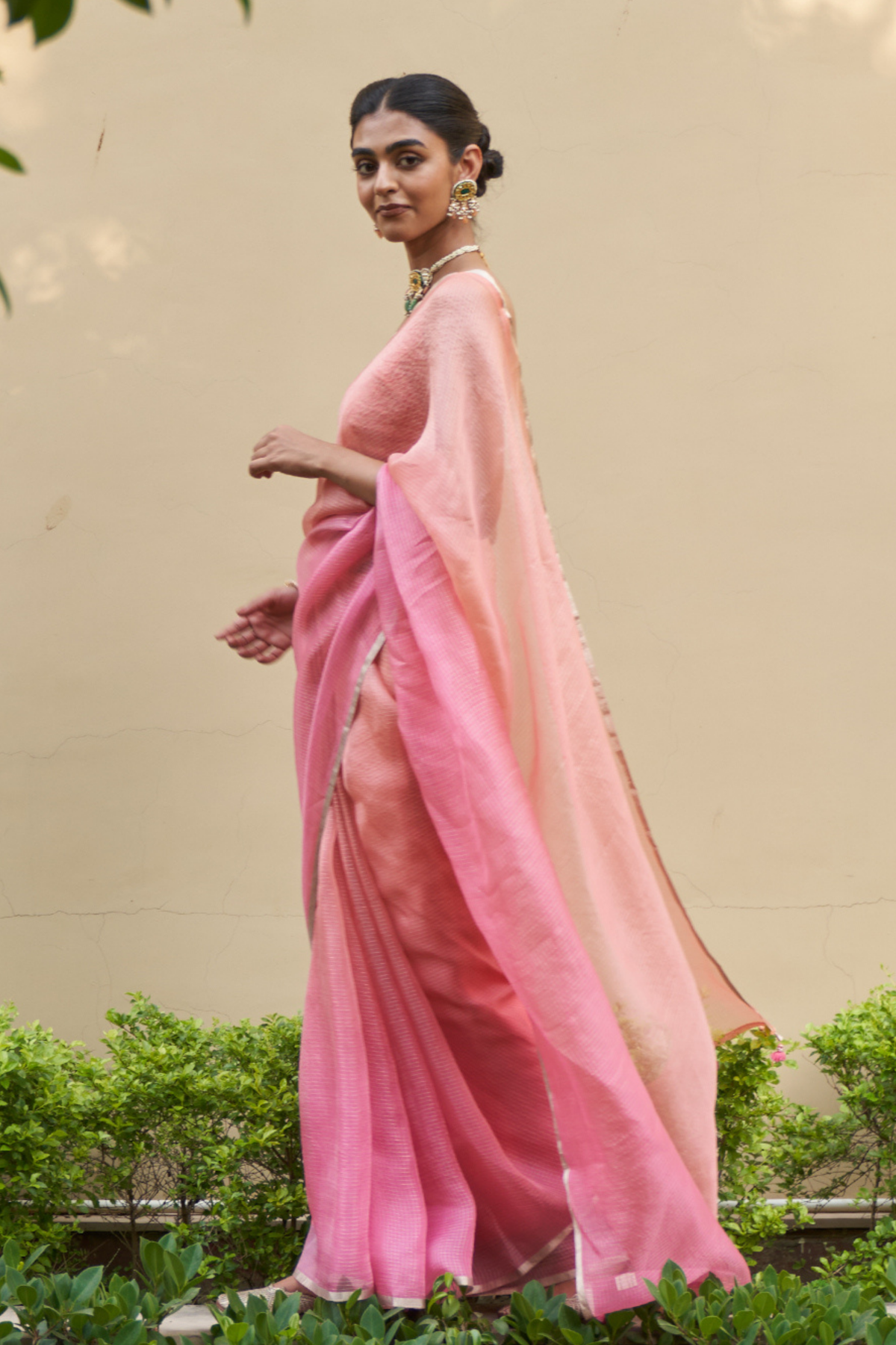 Urmi Pink Saree