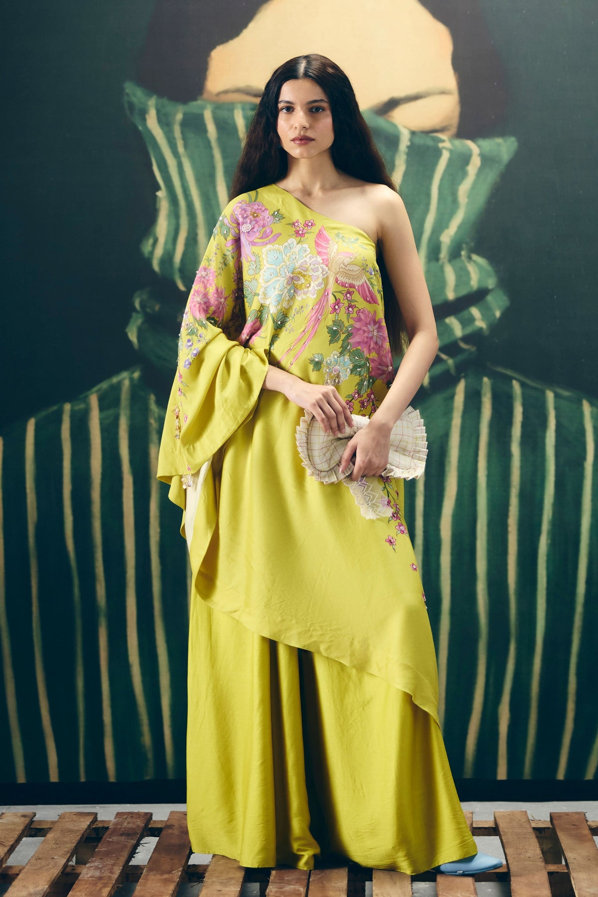 Natsu Yellow Co-ord Set