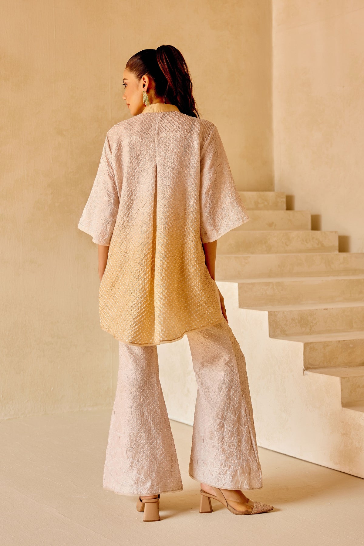 Tulip Pants in Beige Tones